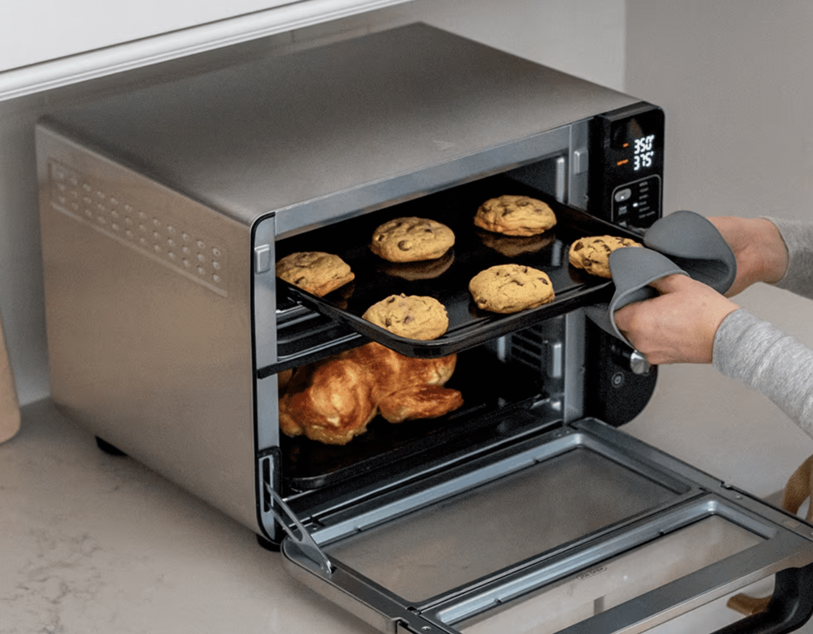Ninja 12-in-1 Double Oven with FlexDoor and Recipe Guide