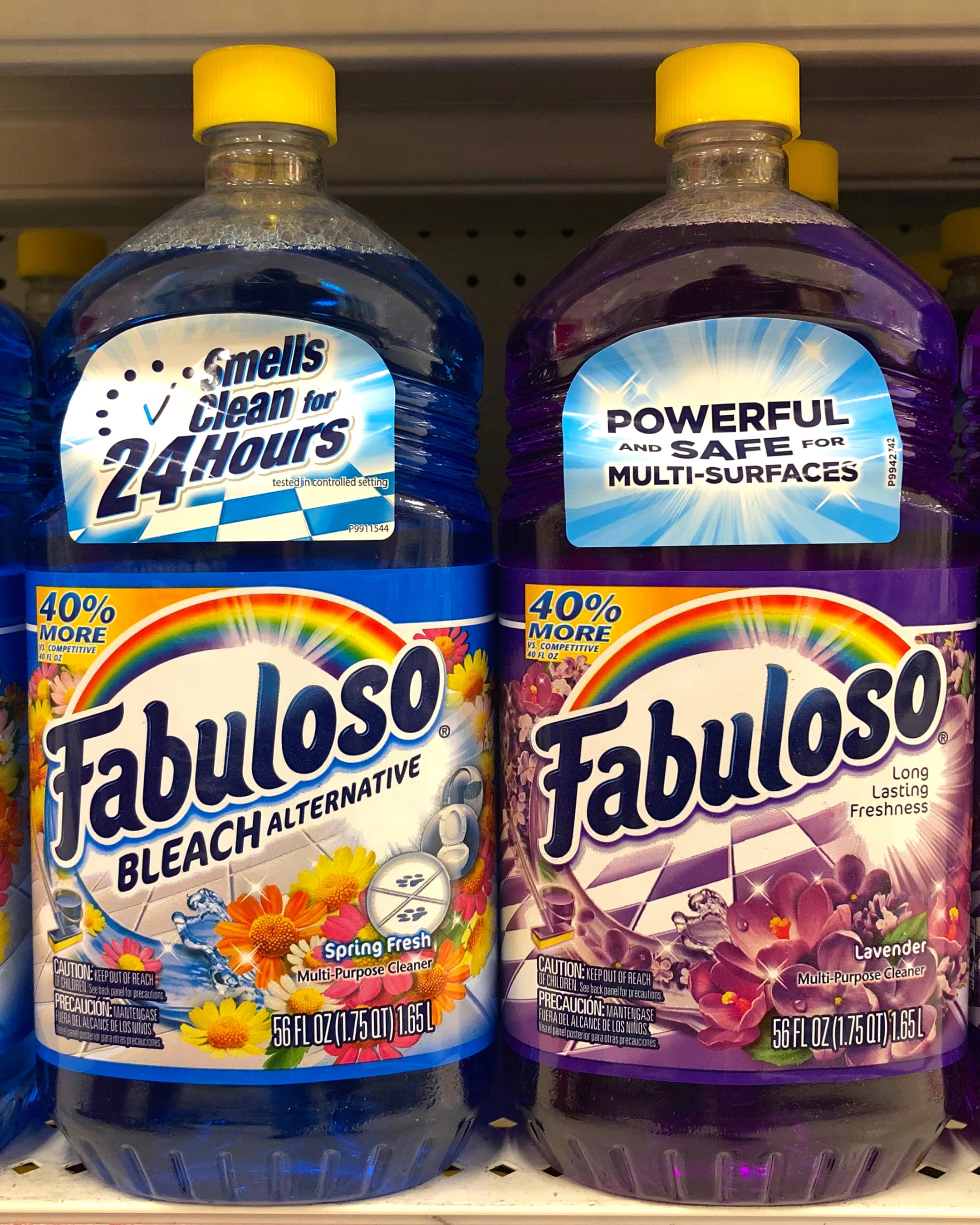 Fabuloso Multi-Purpose Cleaner, 2X Concentrated Formula, Lavender Scent, 56  oz