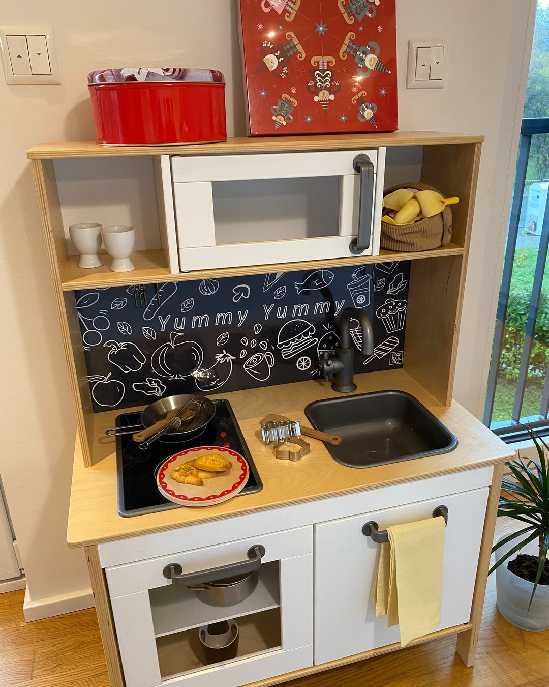 modern ikea play kitchen hack – almost makes perfect