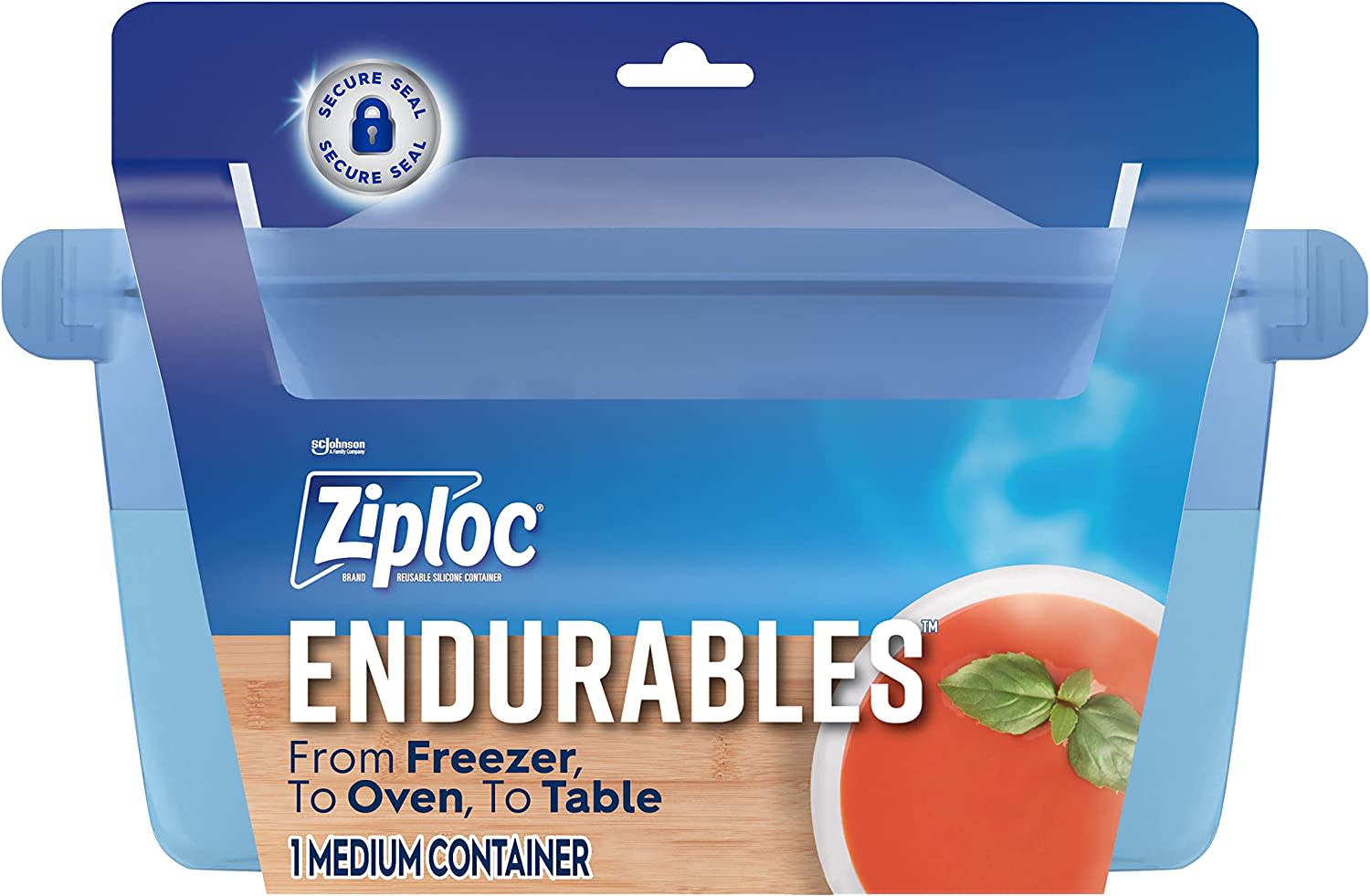 Ziploc® Endurables Large Pouch Reusable Silicone Press To Seal Food Storage  Container, 1 pk - Harris Teeter