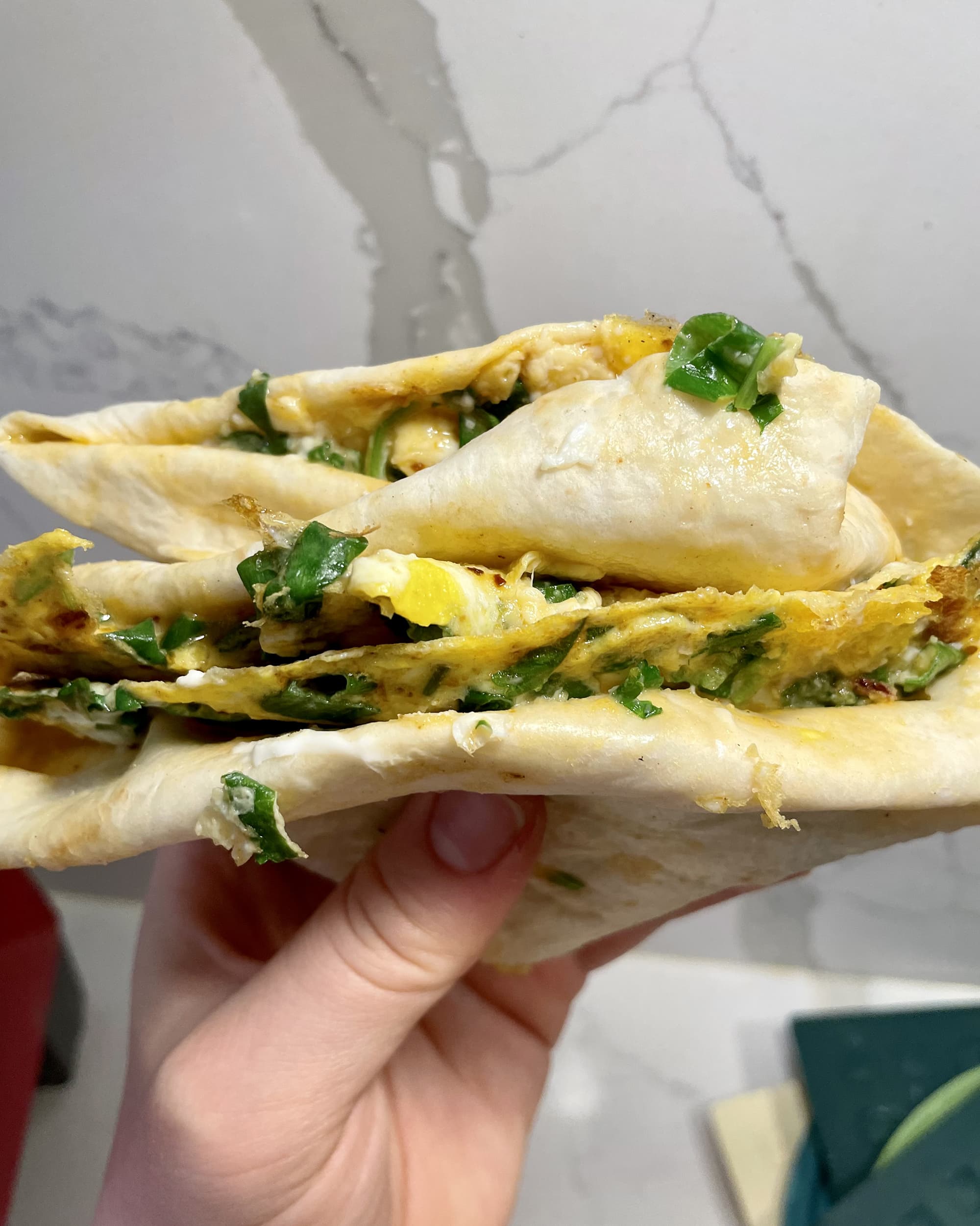 A Quick Moroccan Egg Wrap Recipe