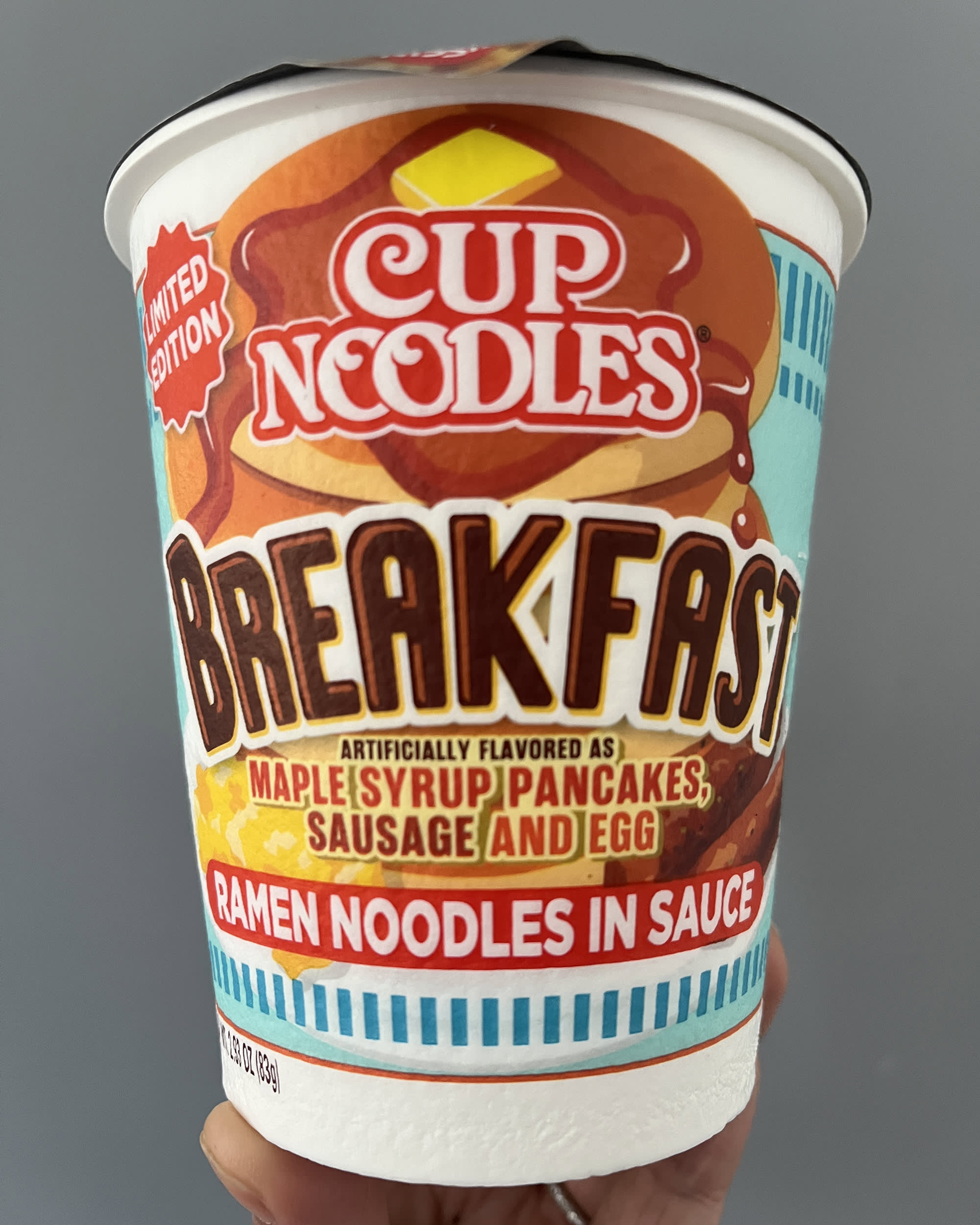 I Tried Cup Noodle's Limited-Edition Breakfast Flavor — Here's What I Think