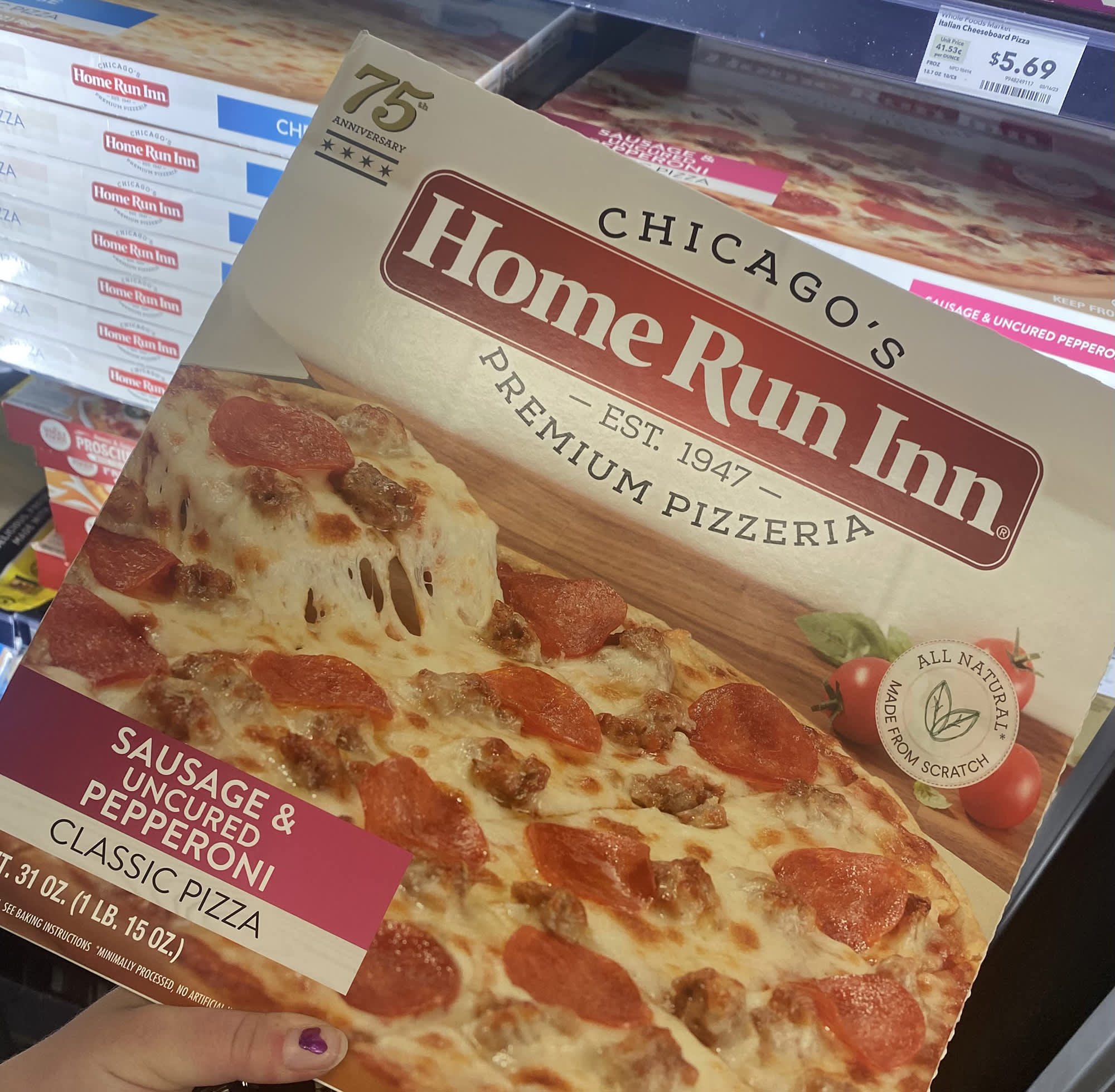 Home Run Inn Frozen Sausage & Uncured Pepperoni Classic Pizza