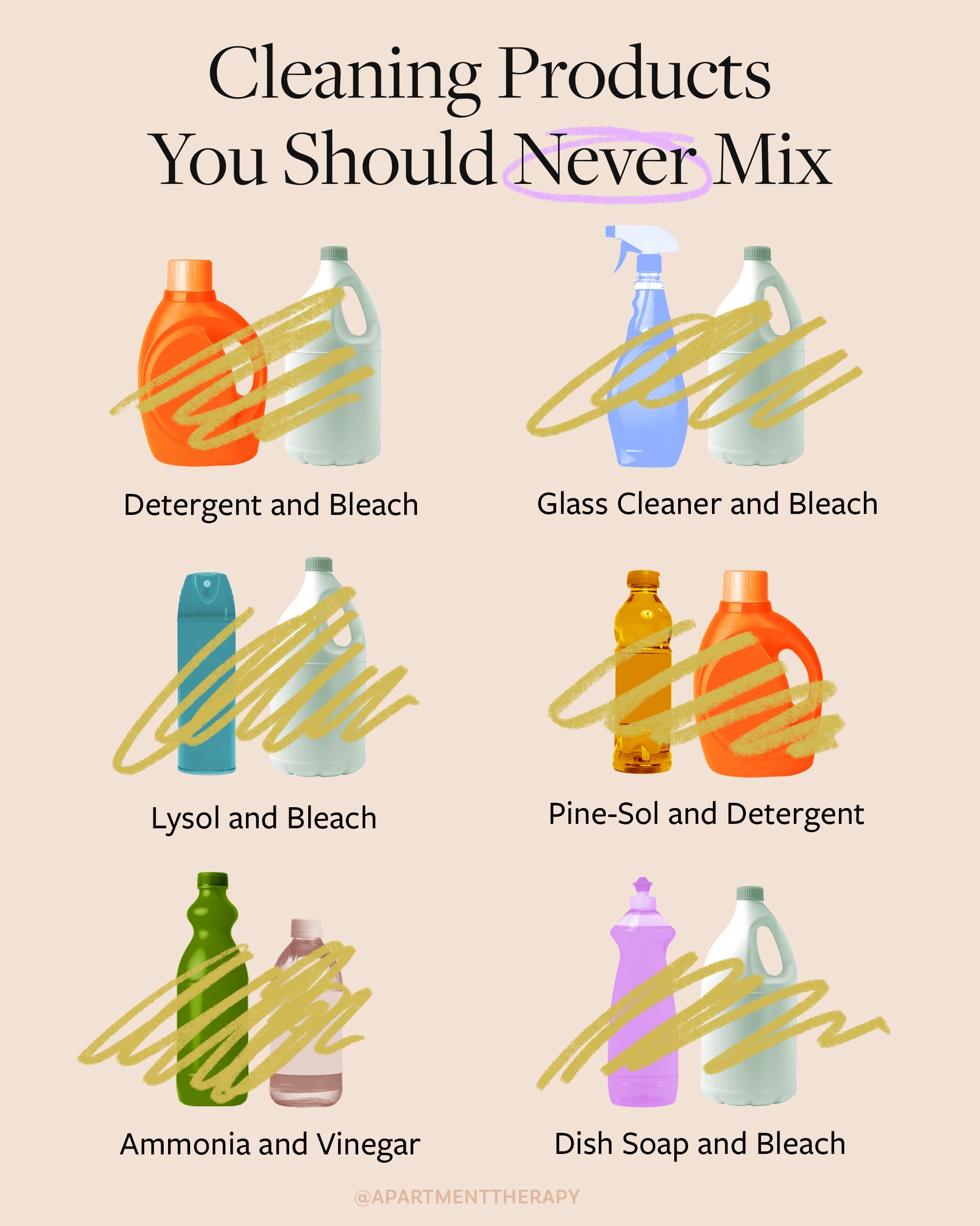 8 Cleaning Products You Should Never Mix