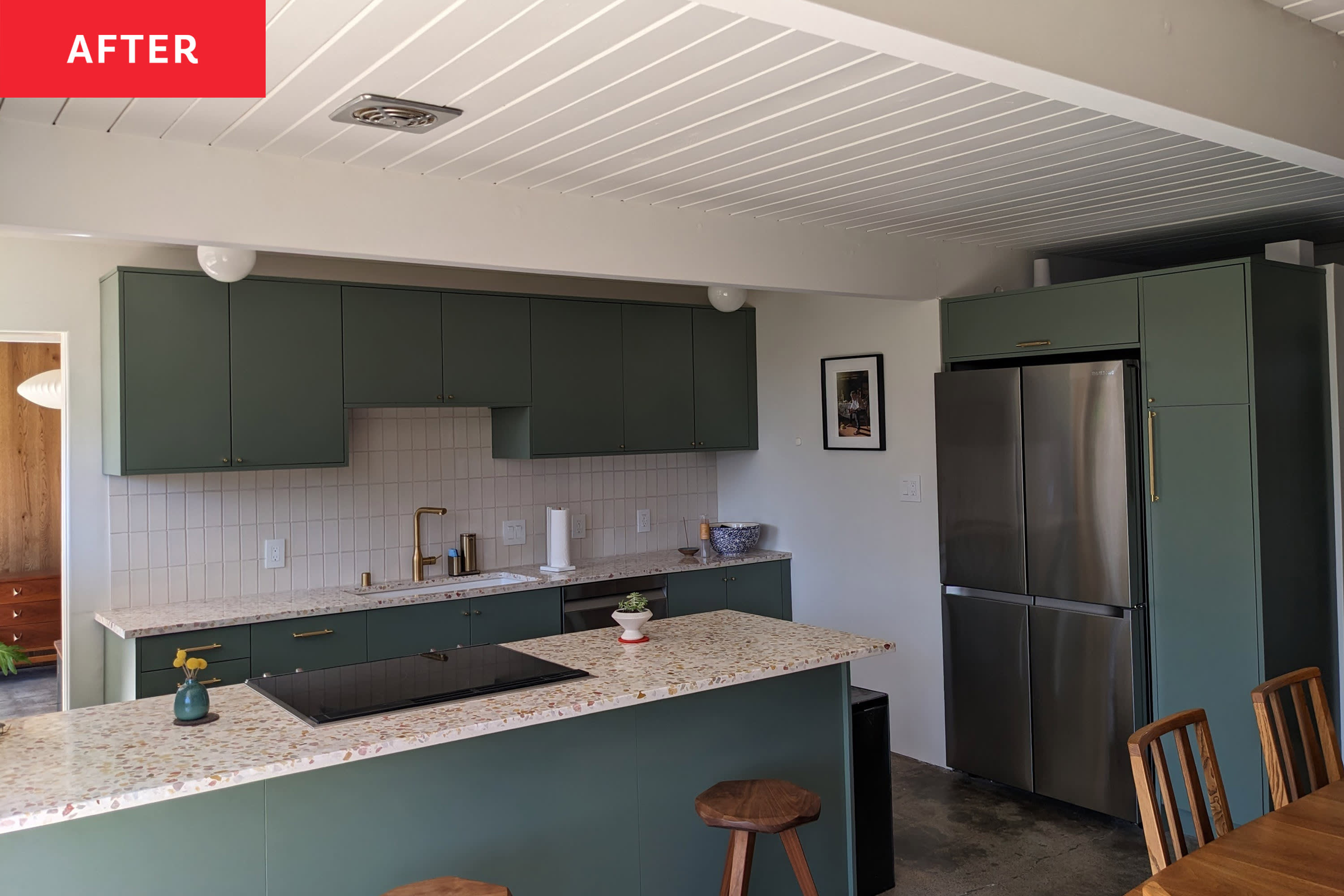 Our Teal Kitchen Remodel • Fit Mitten Kitchen