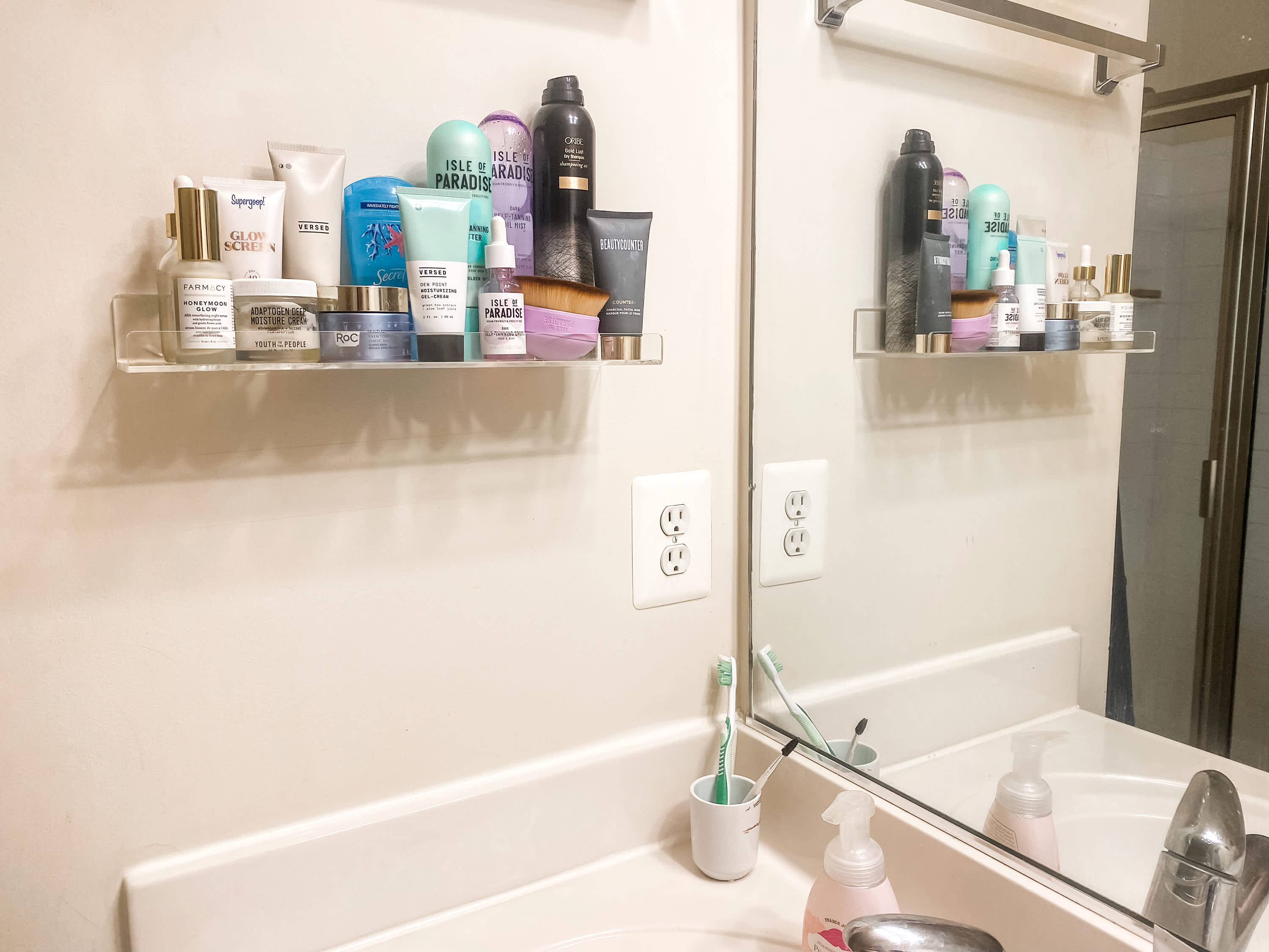 Weiai Clear Acrylic Shelf Review — Great for Small Bathrooms