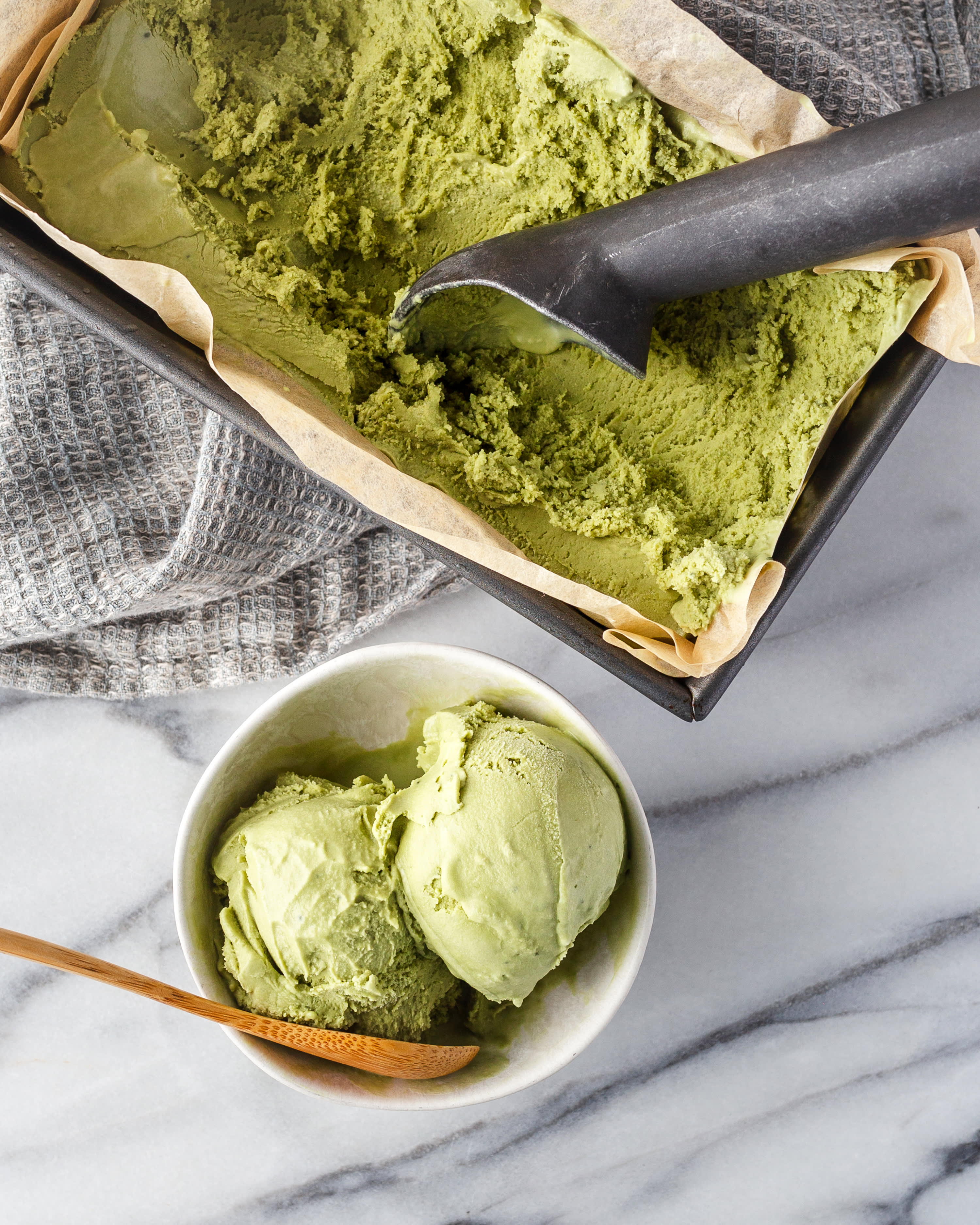 Matcha Ice Cream Recipe (Homemade, Philadelphia-Style)