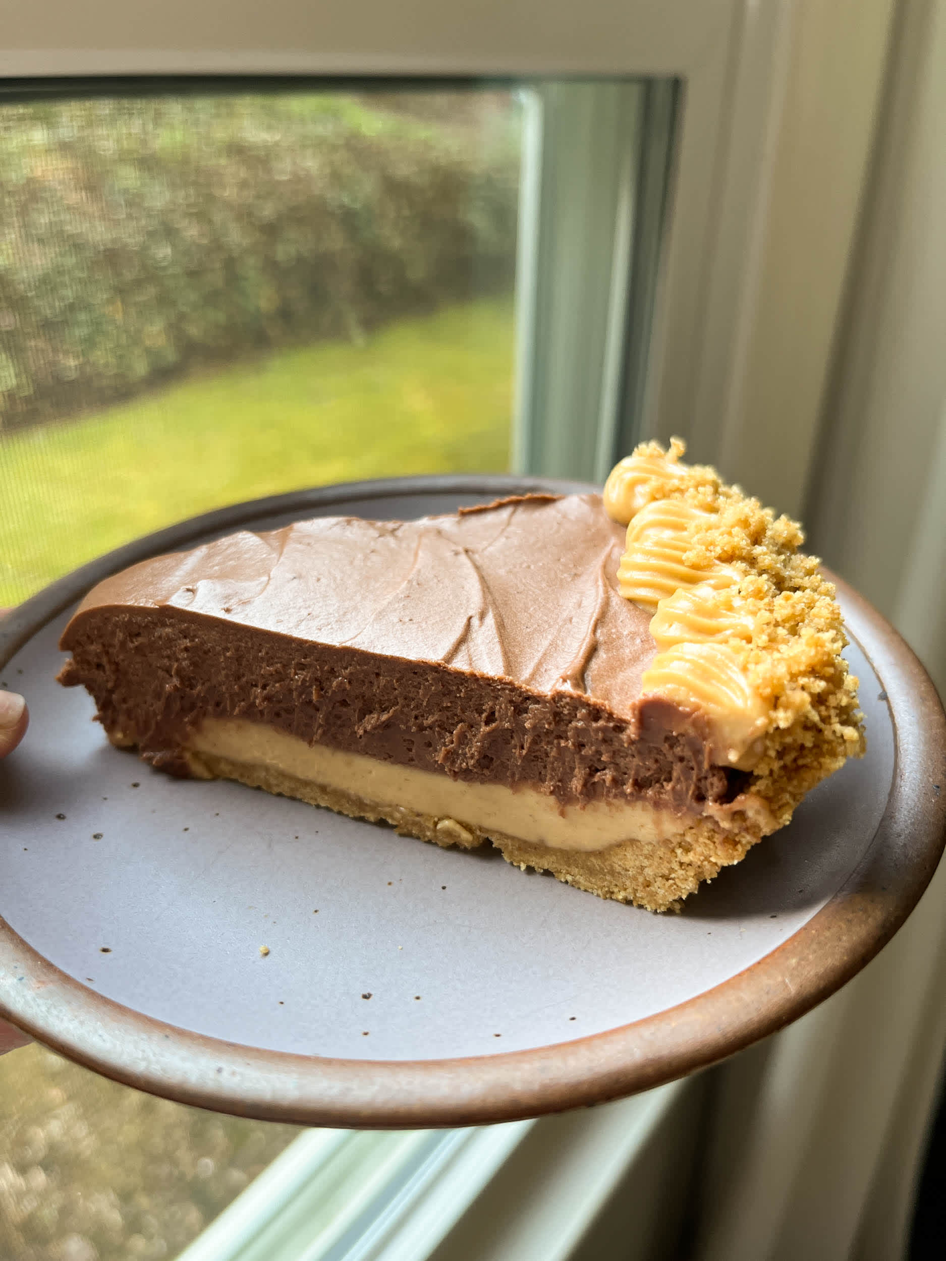 Copycat Costco Peanut Butter Chocolate Pie Recipe (No-Bake)