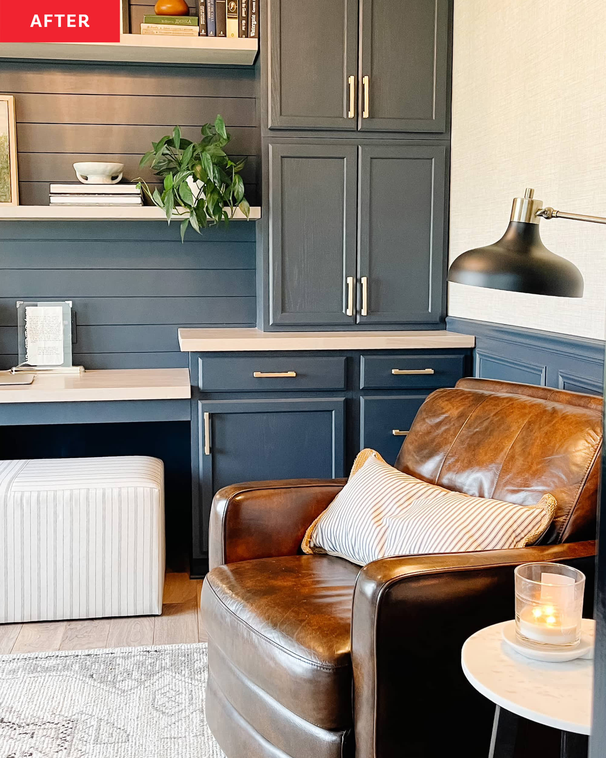 DIY Built-in Office Cabinet — Classy Glam Living