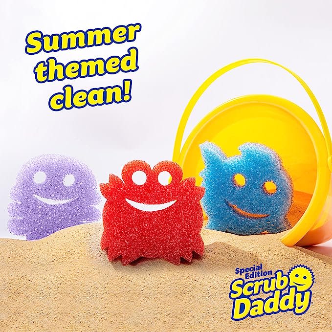 Scrub Daddy New Summer Sponges on