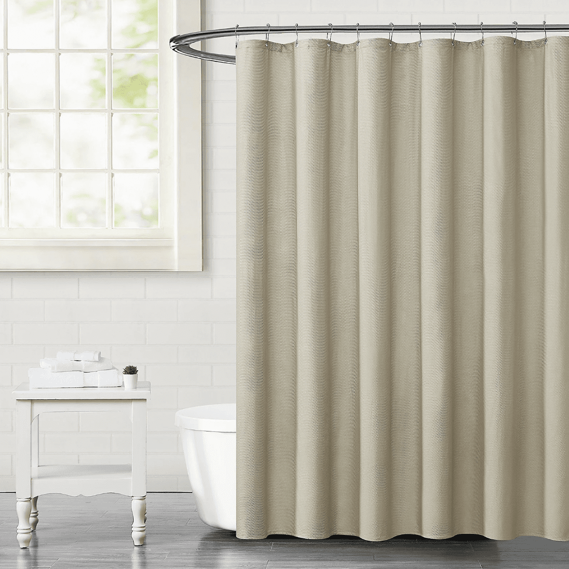 Best Shower Curtain Liners on : LOVTEX Liner with Pockets