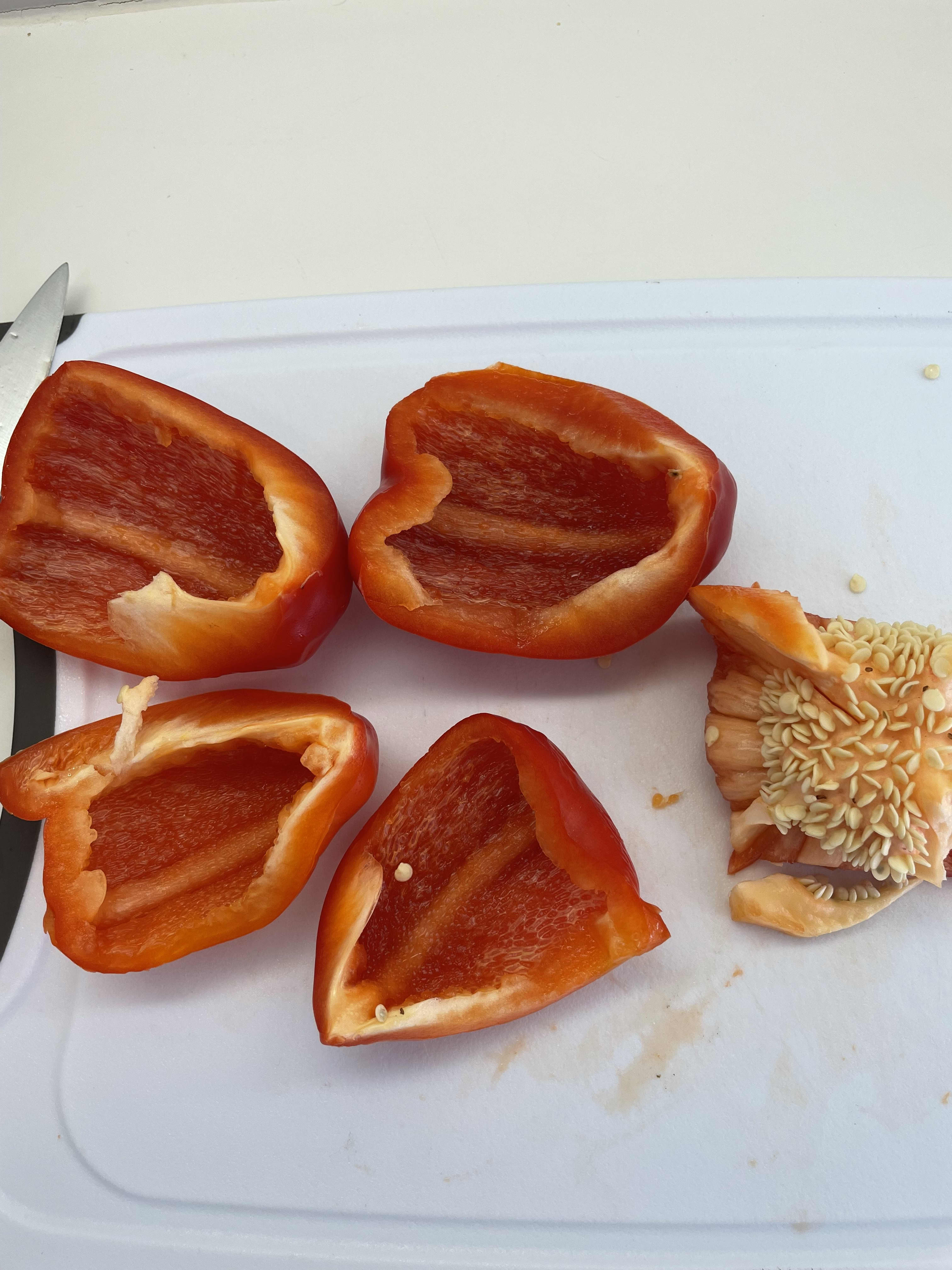 Why You Should Be Cutting Bell Peppers Upside Down