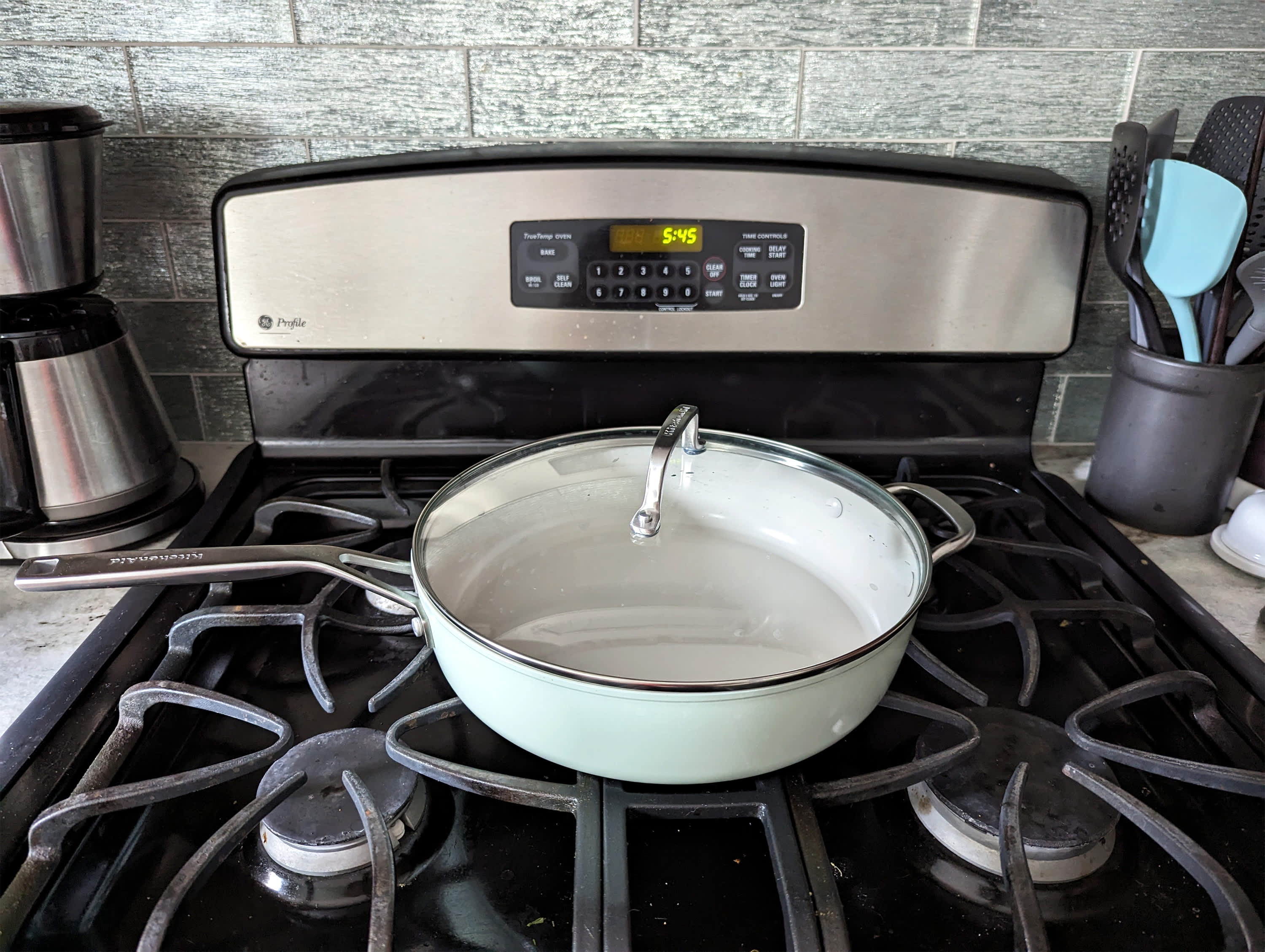 KitchenAid Hard Anodized 10 Nonstick Ceramic Frying Pan - Blue Velvet