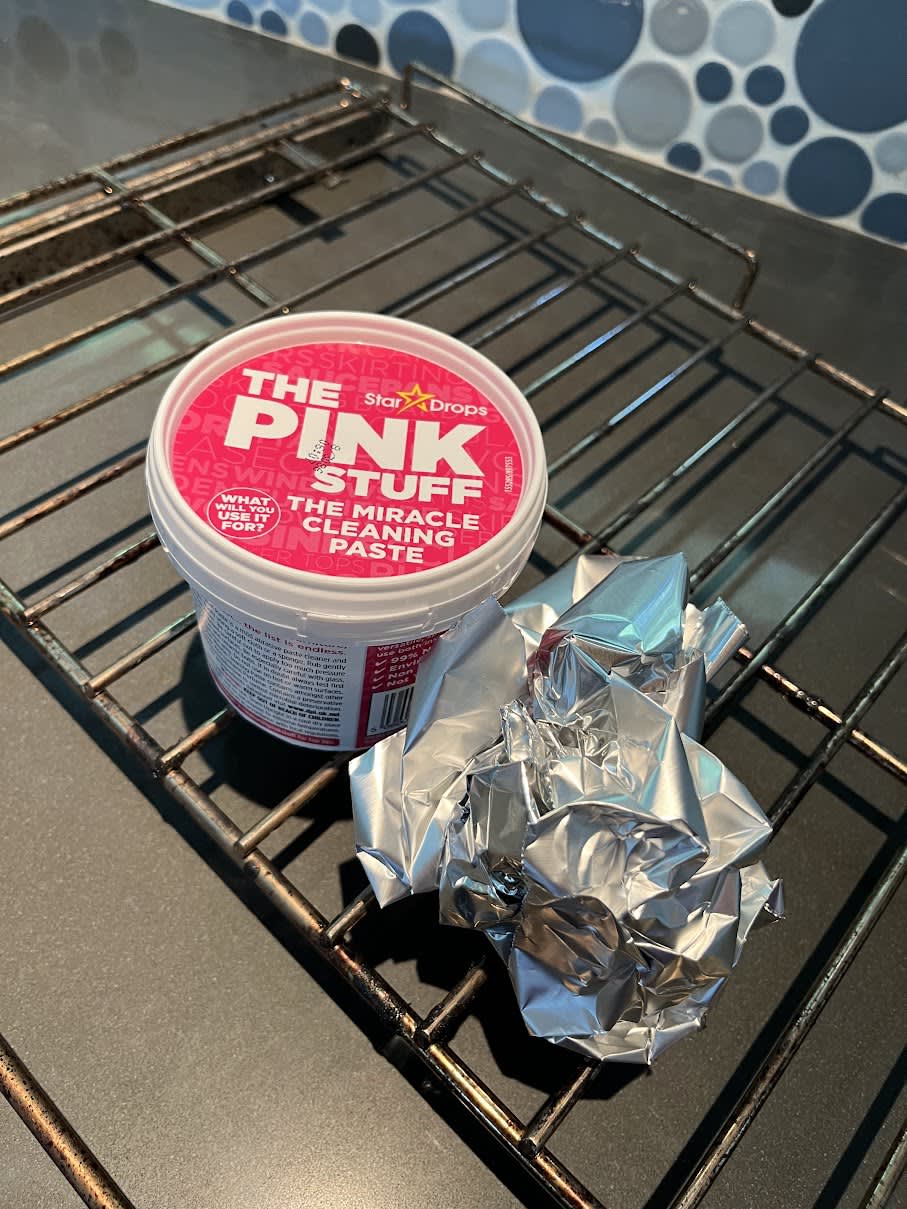 How to Use the Pink Stuff to Clean Oven Racks