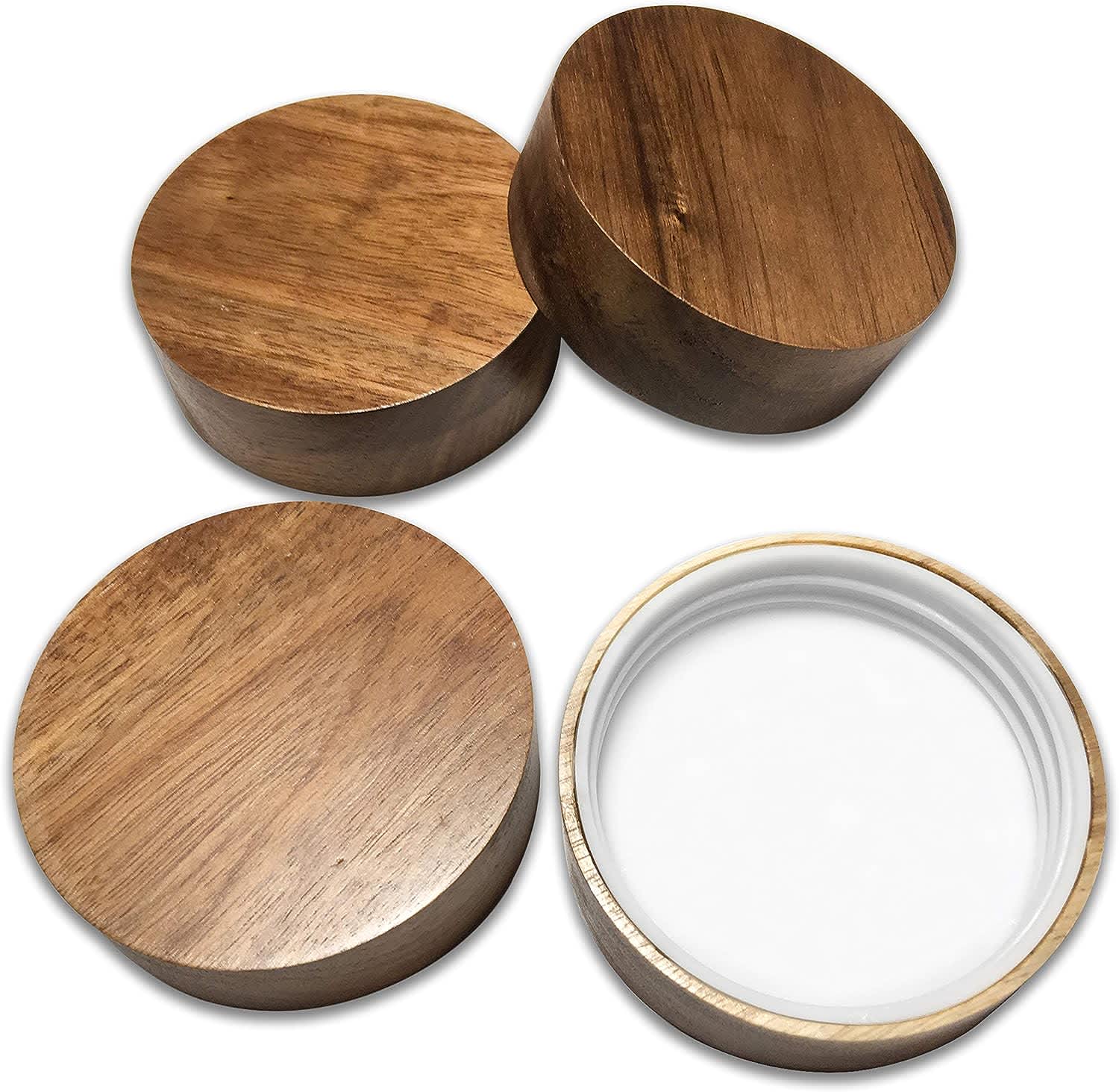 Wood Mason Jar Lids [2]