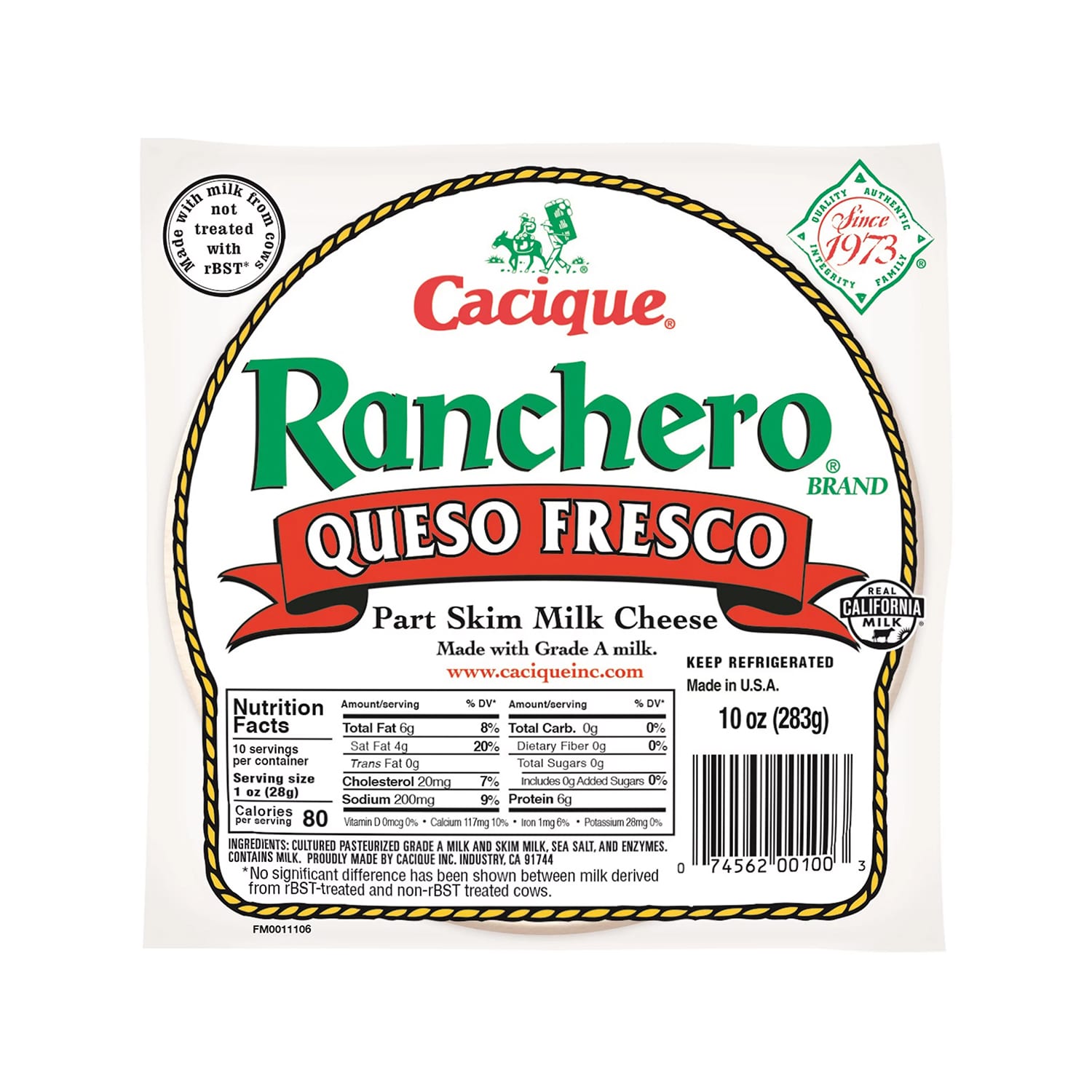 Ranchero® Queso Fresco, 6 oz - Foods Co.