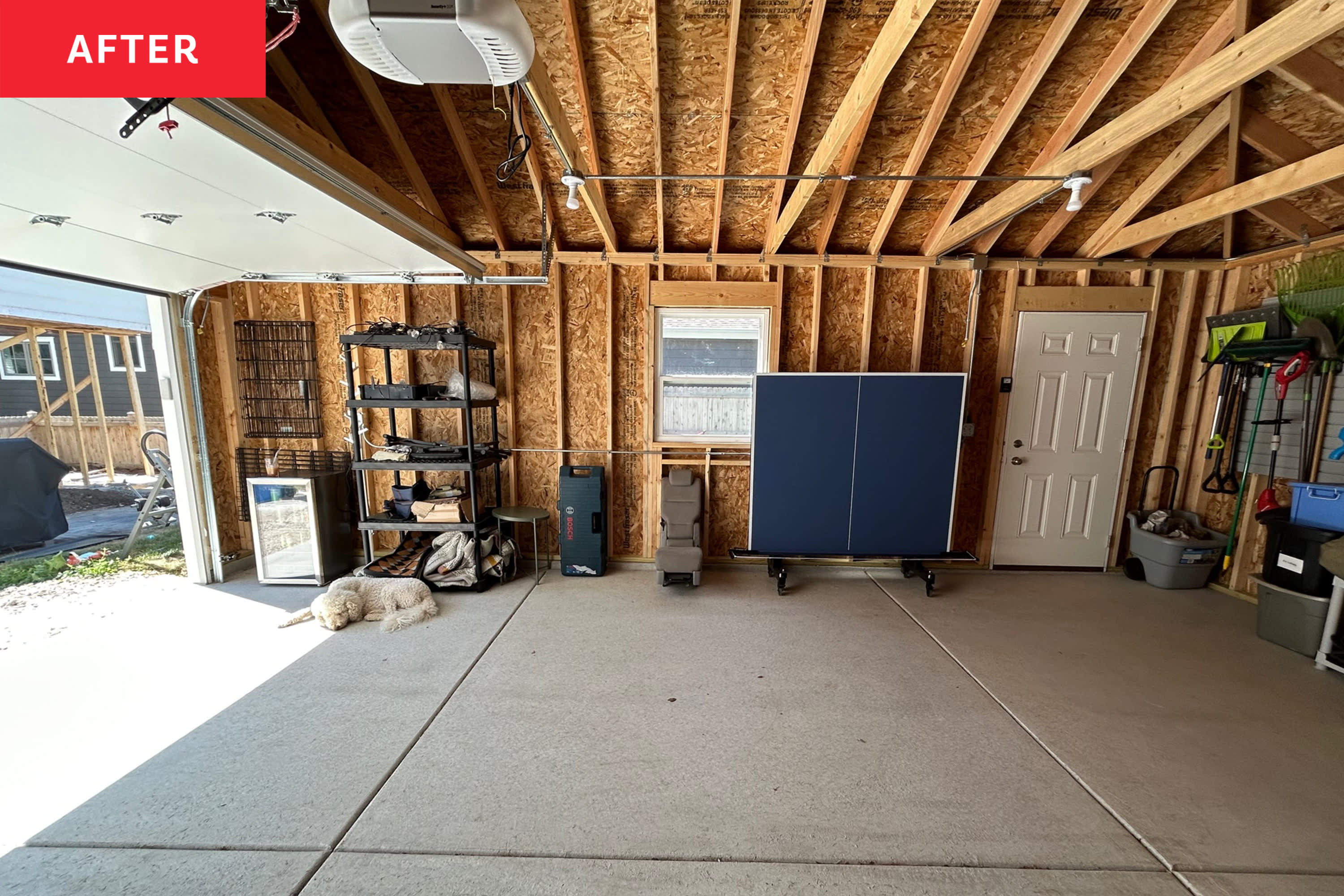 Unfinished Garage Storage