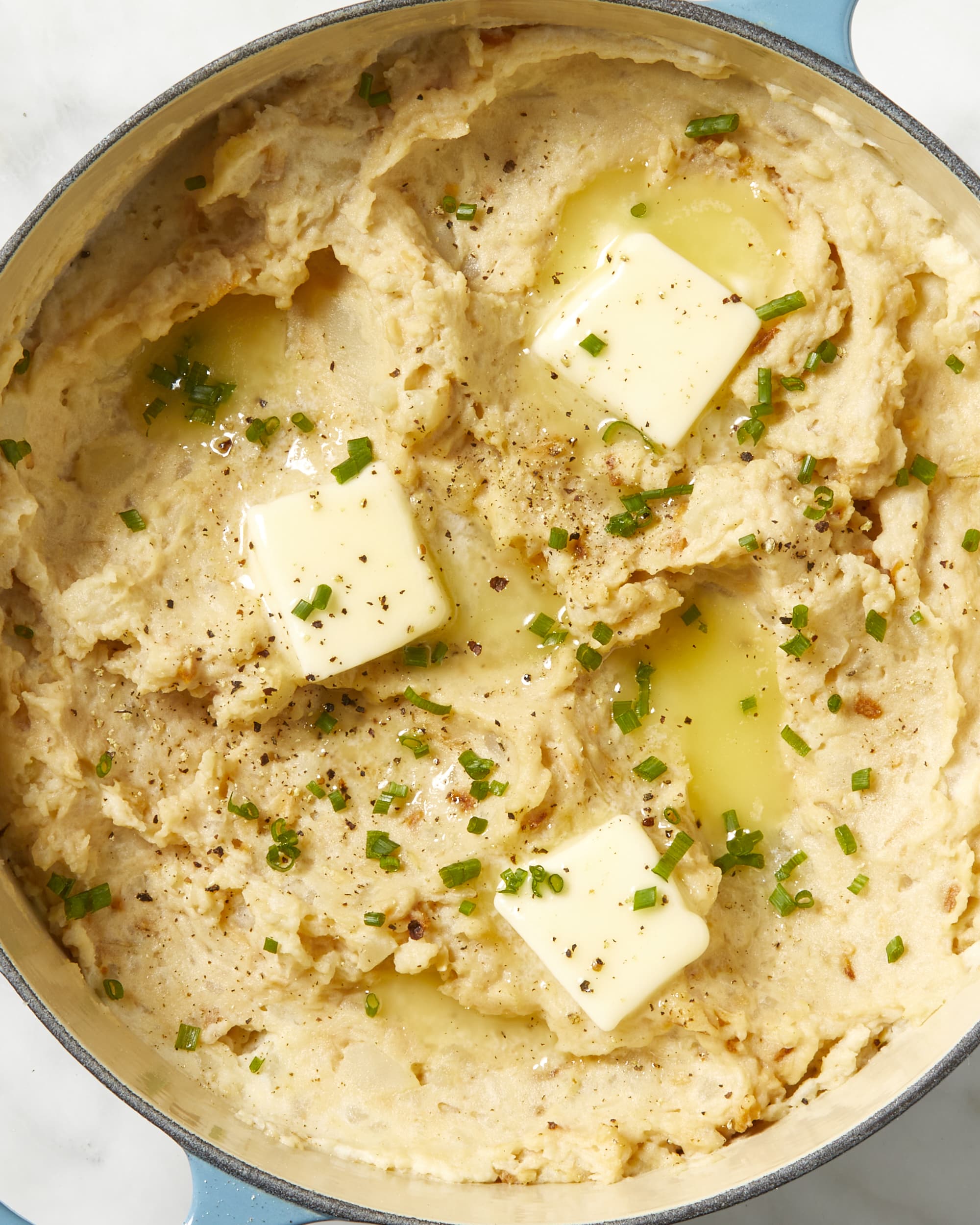 French Onion Smashed Potatoes - Give it Some Thyme