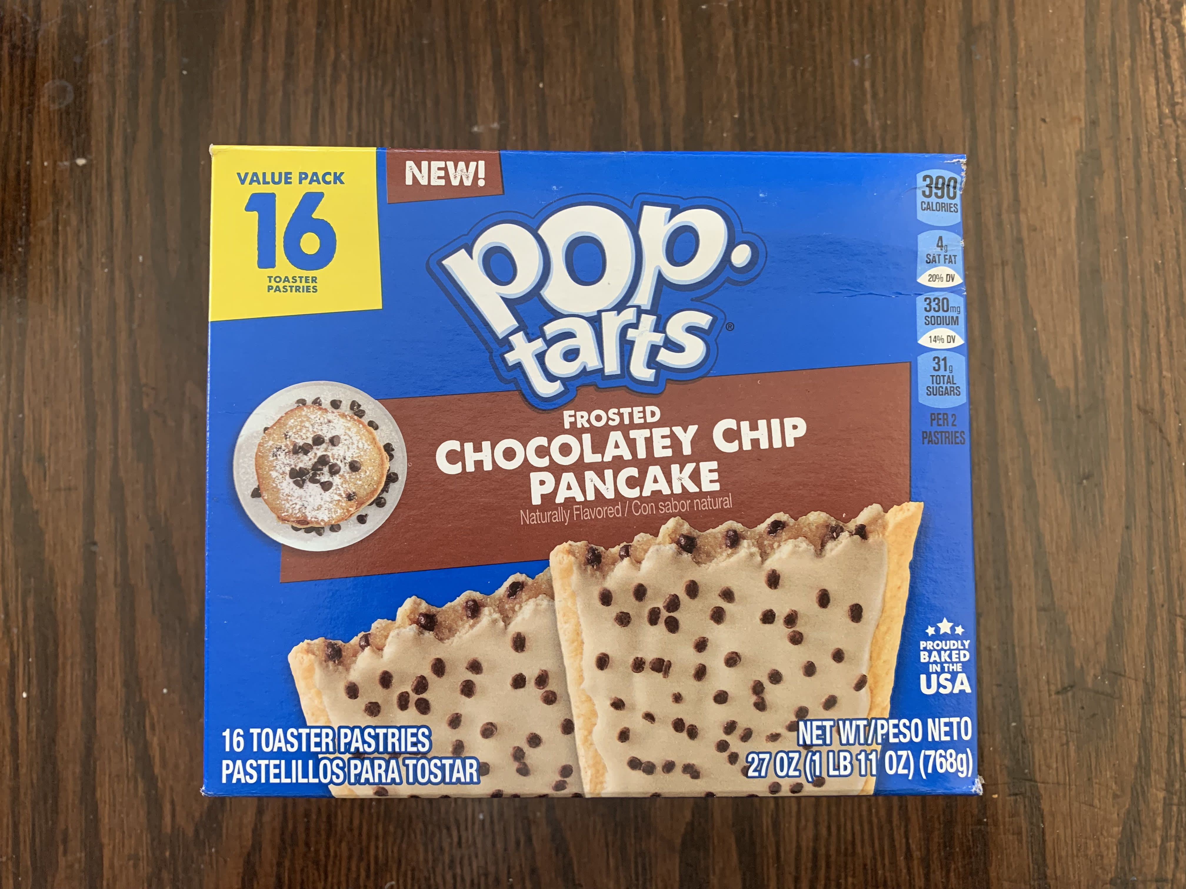 Frosted Chocolatey Chip Pancake Pop-Tarts®