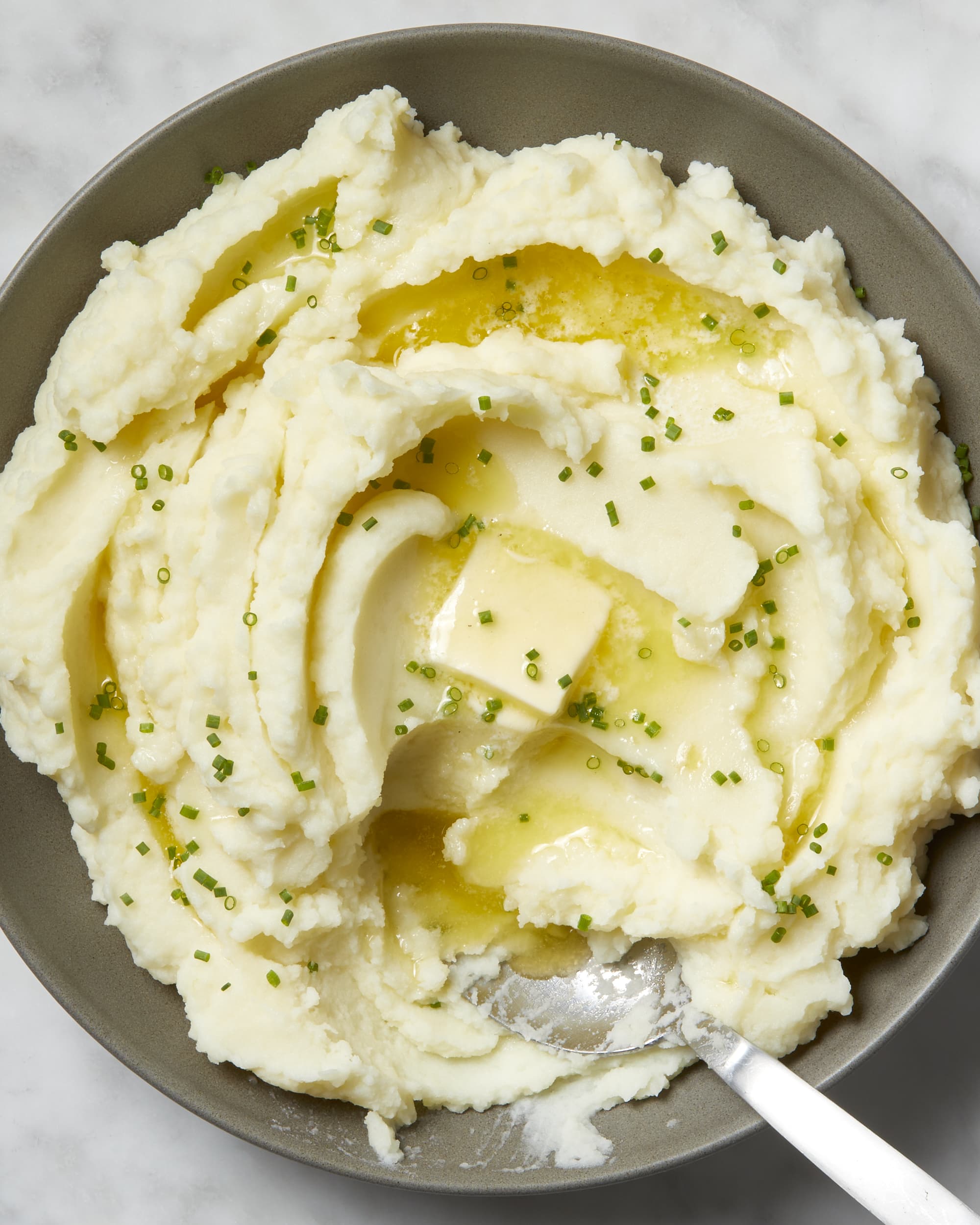 OXO - What's your trick for making fluffy mashed potatoes? We use