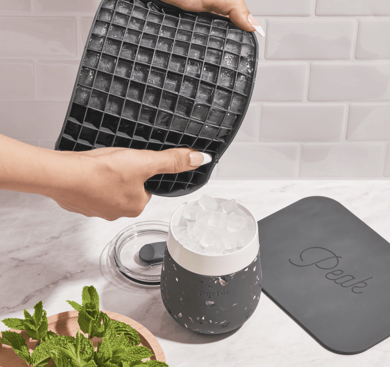 Why I Love The W&P Silicone Pebble and Crushed Ice Cube Trays