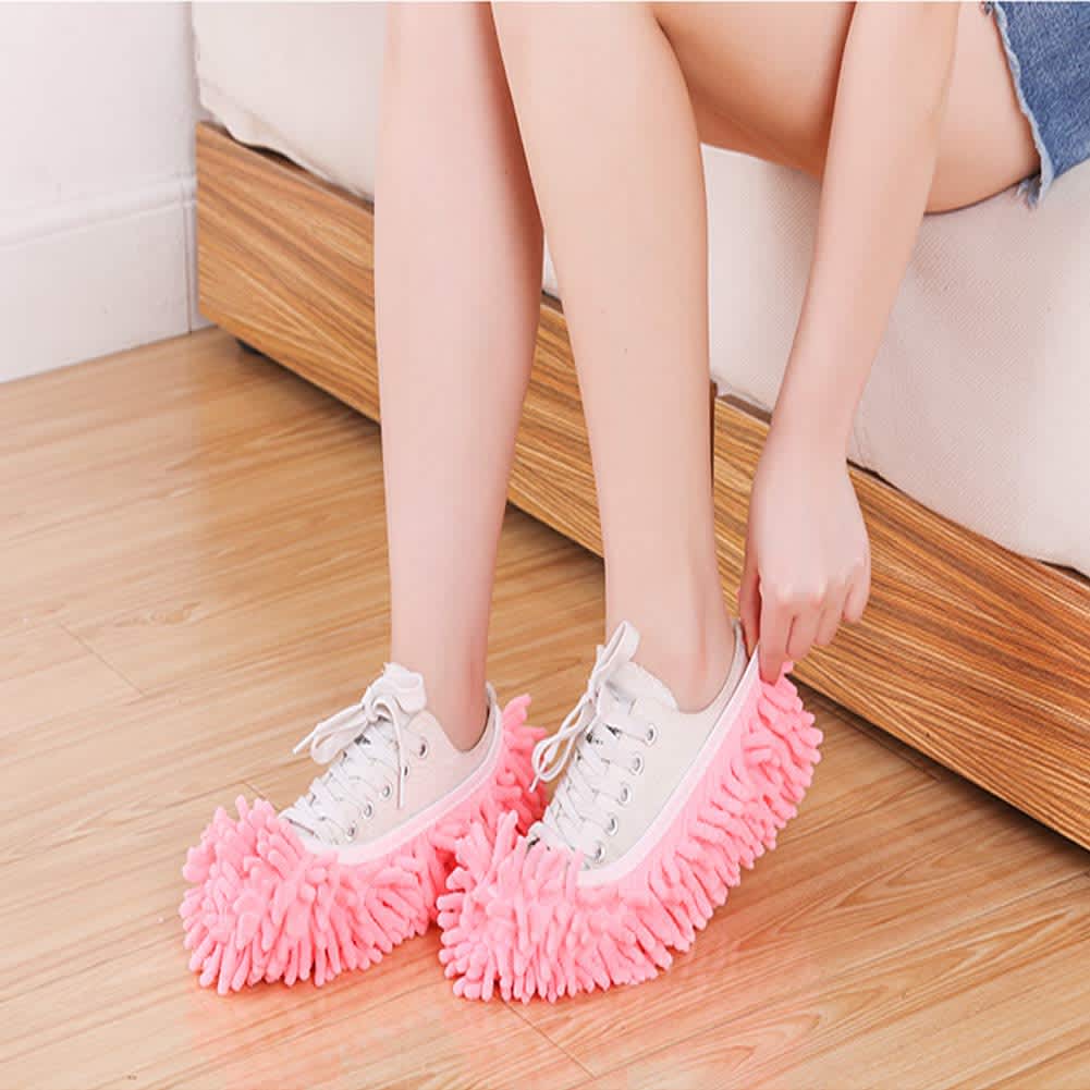 Floor Mop Slippers with Removable Sole | Multitasky