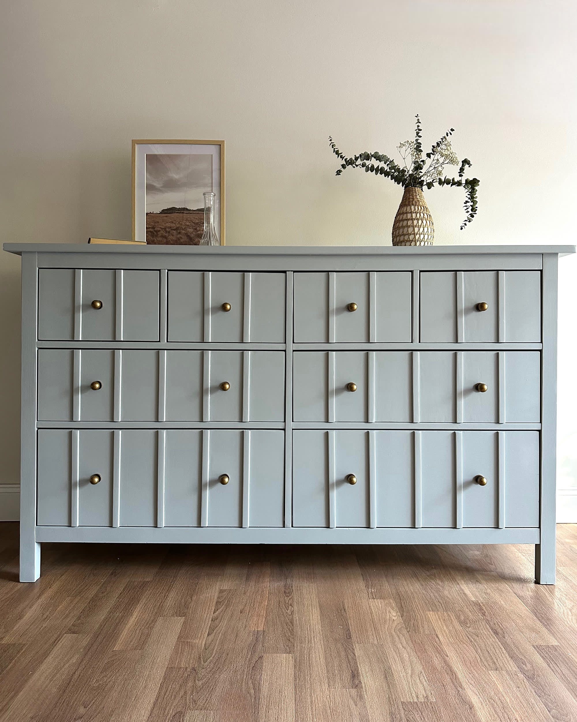 IKEA HEMNES ビューローデスク ダークグレーからホワイトの塗装替え HEMNES/ヘムネス オフィス家具 シリーズ - IKEA