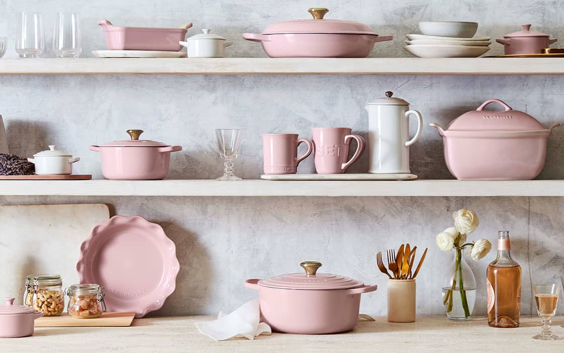 Le Creuset Just Brought Back Its Gorgeous Pink Chiffon Collection