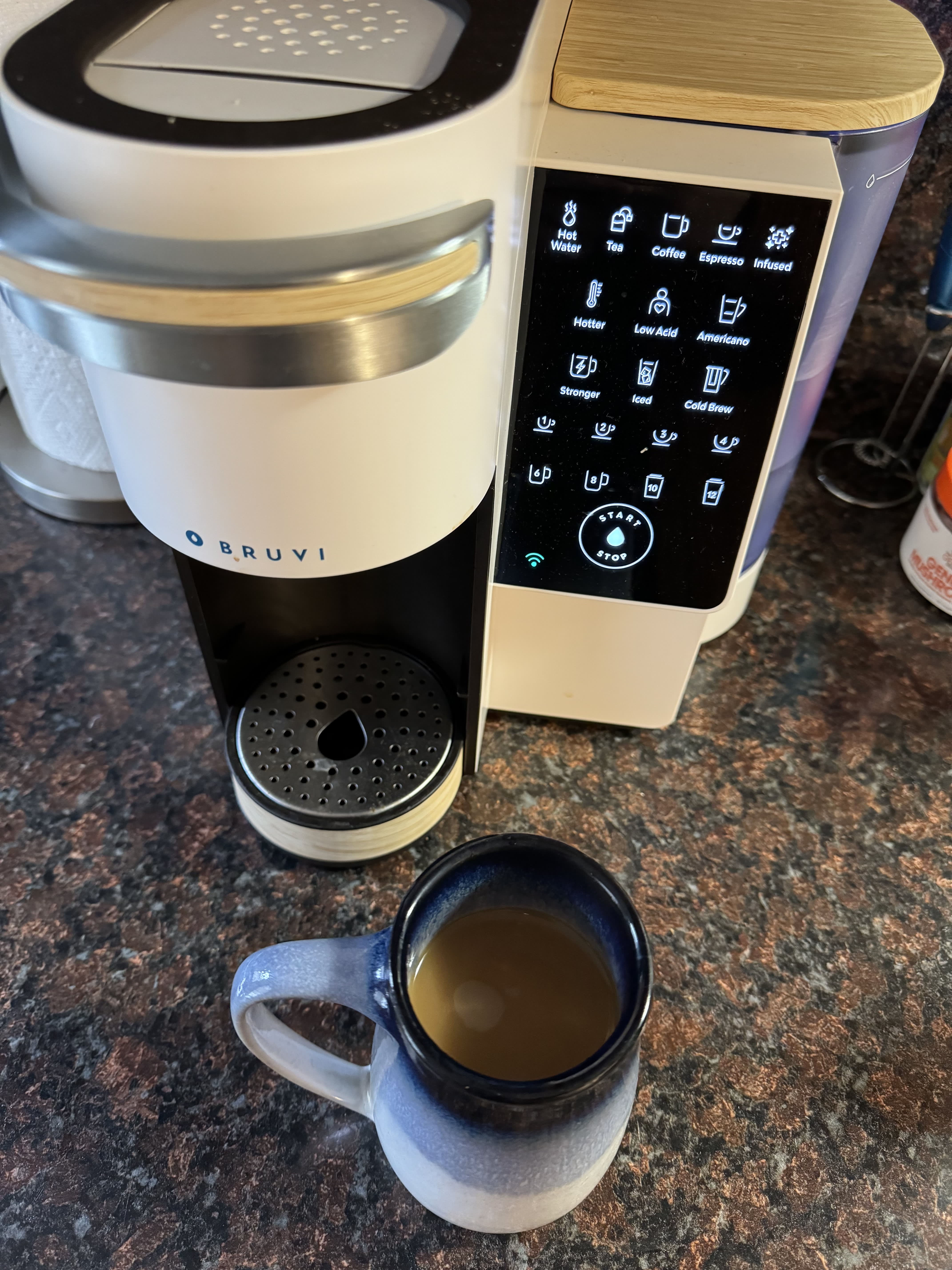 No Cross Contamination Coffee Maker! (The Bruvi Blue Pod Test) 