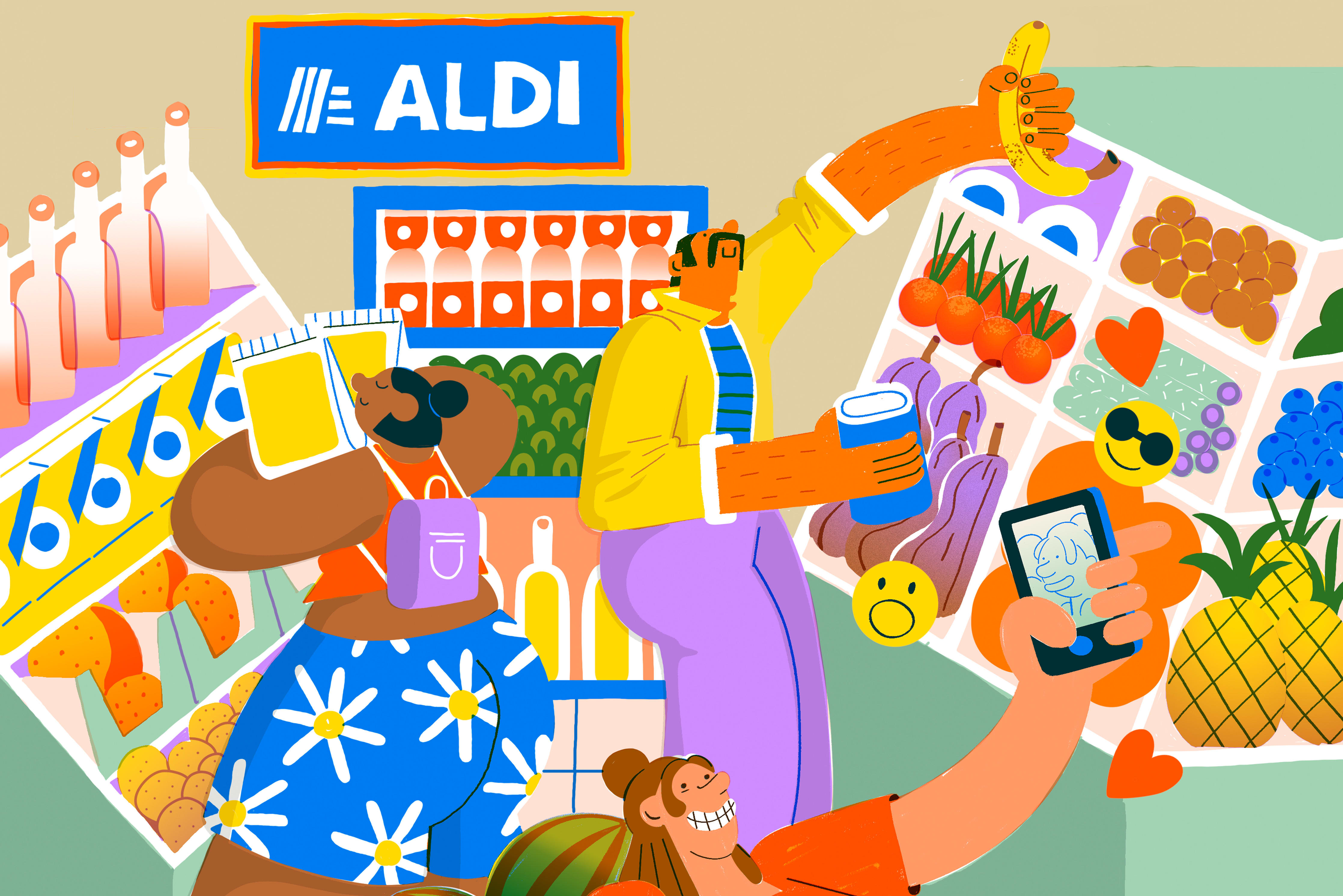Brilliant Mom Spends $150 on Aldi-Themed Birthday Party for Her