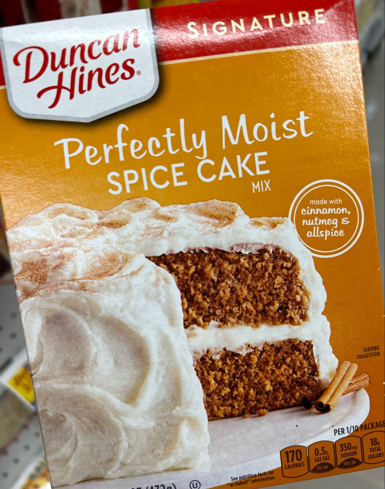 Spice Cake from Homemade Cake Mix Recipe