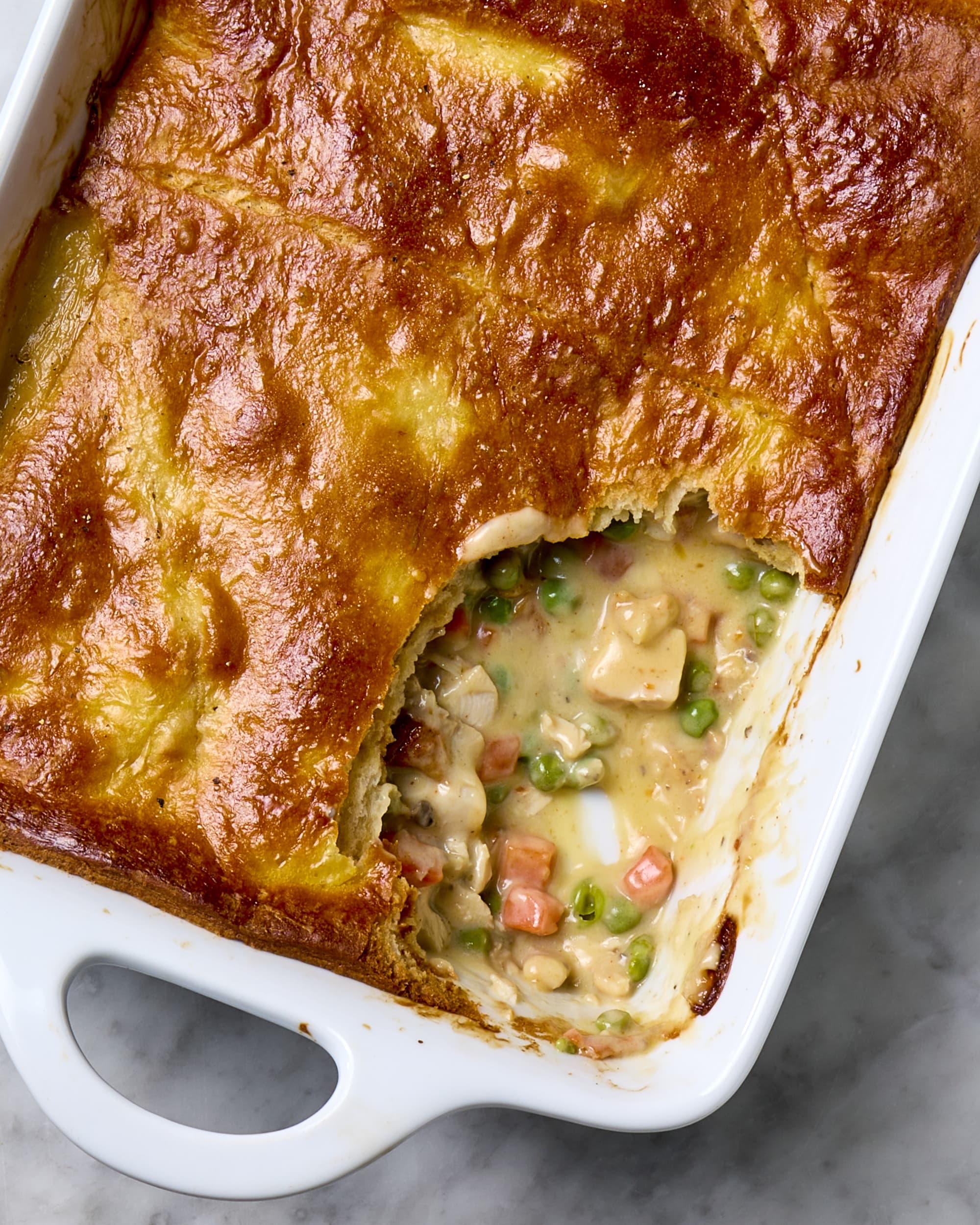 Easy 4 Ingredient Chicken Pot Pie