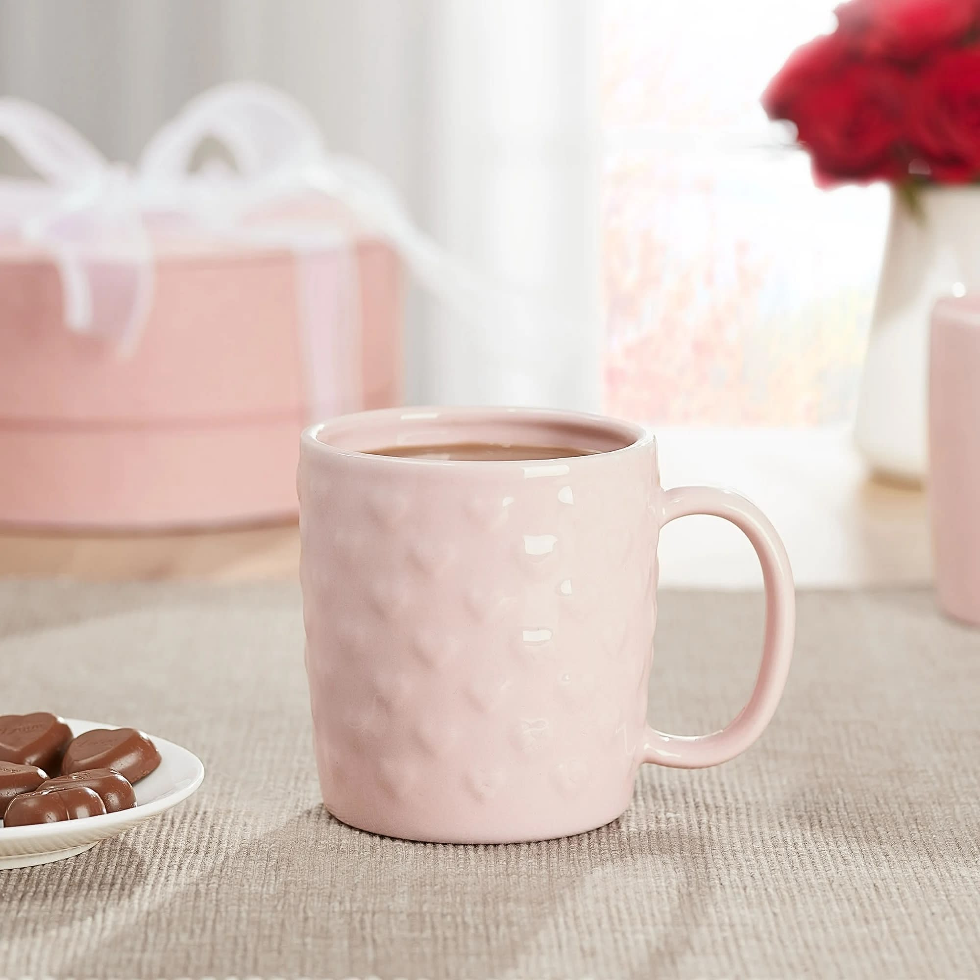 Pink mug deals