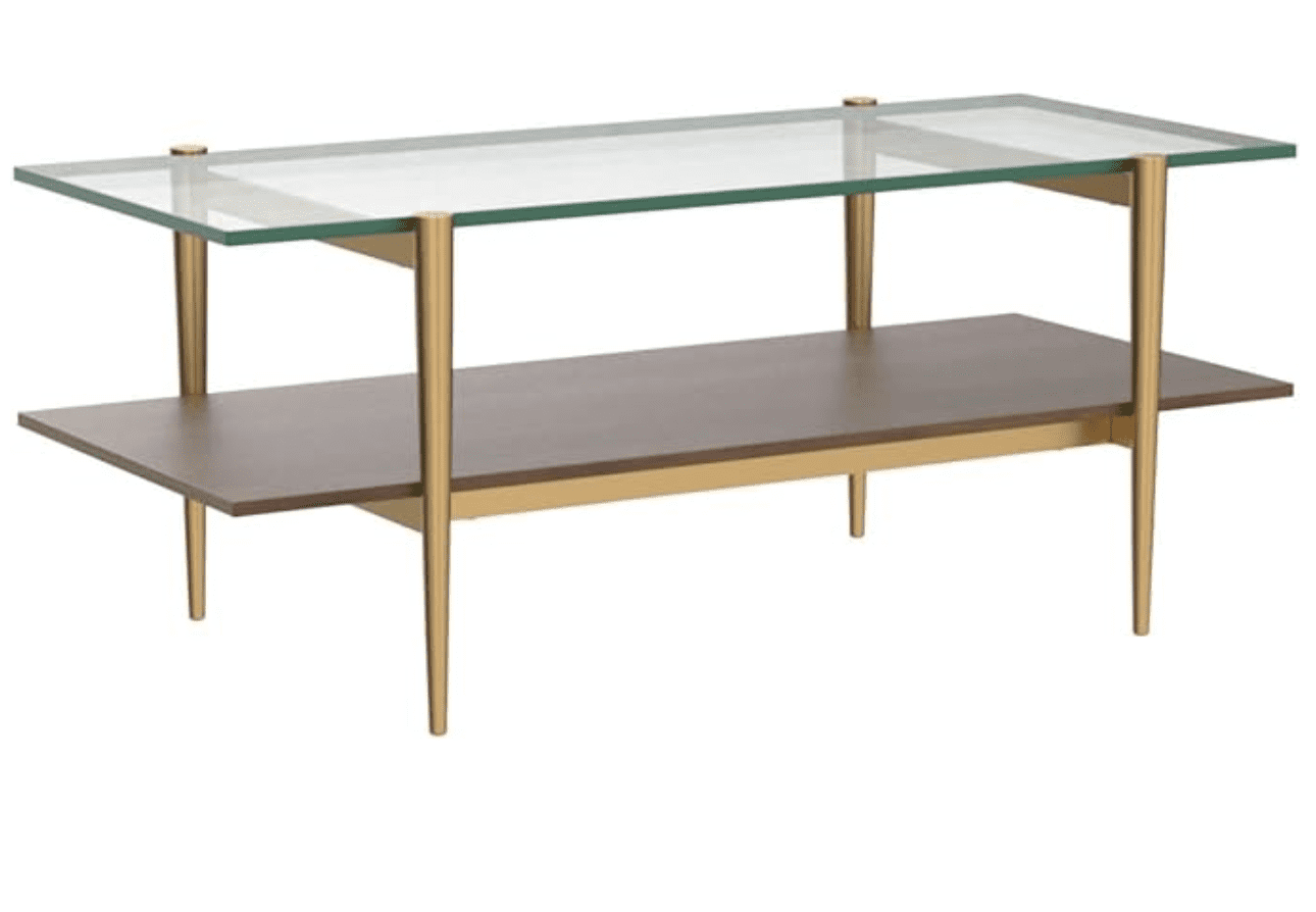 Shop Amazon's Stylish Glass Display Coffee Table: It's Under Shop Amazon's Stylish Glass Display Coffee Table: It's Under