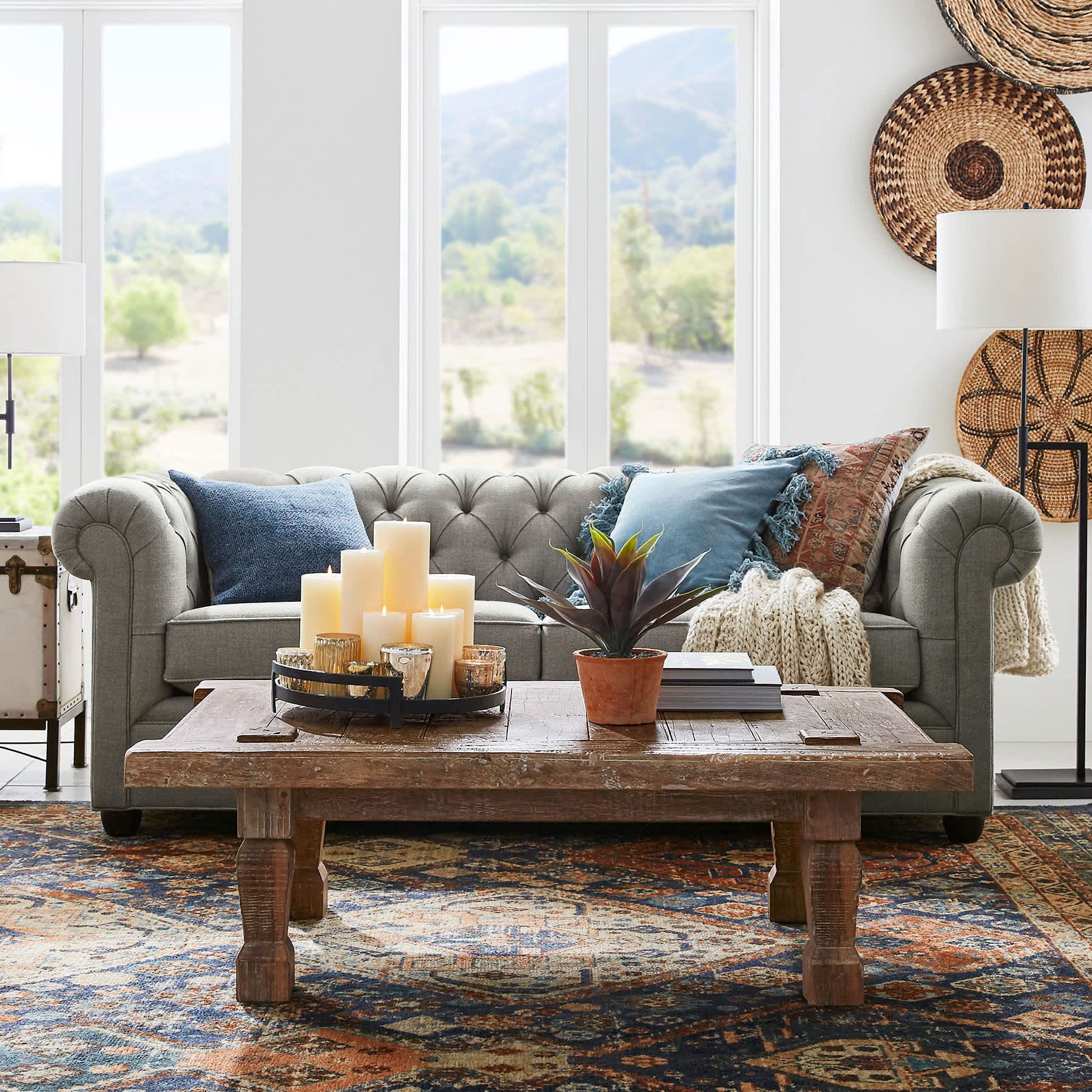 Pottery Barn Sofa REVIEW: POTTERY BARN CHESTERFIELD SOFA AND