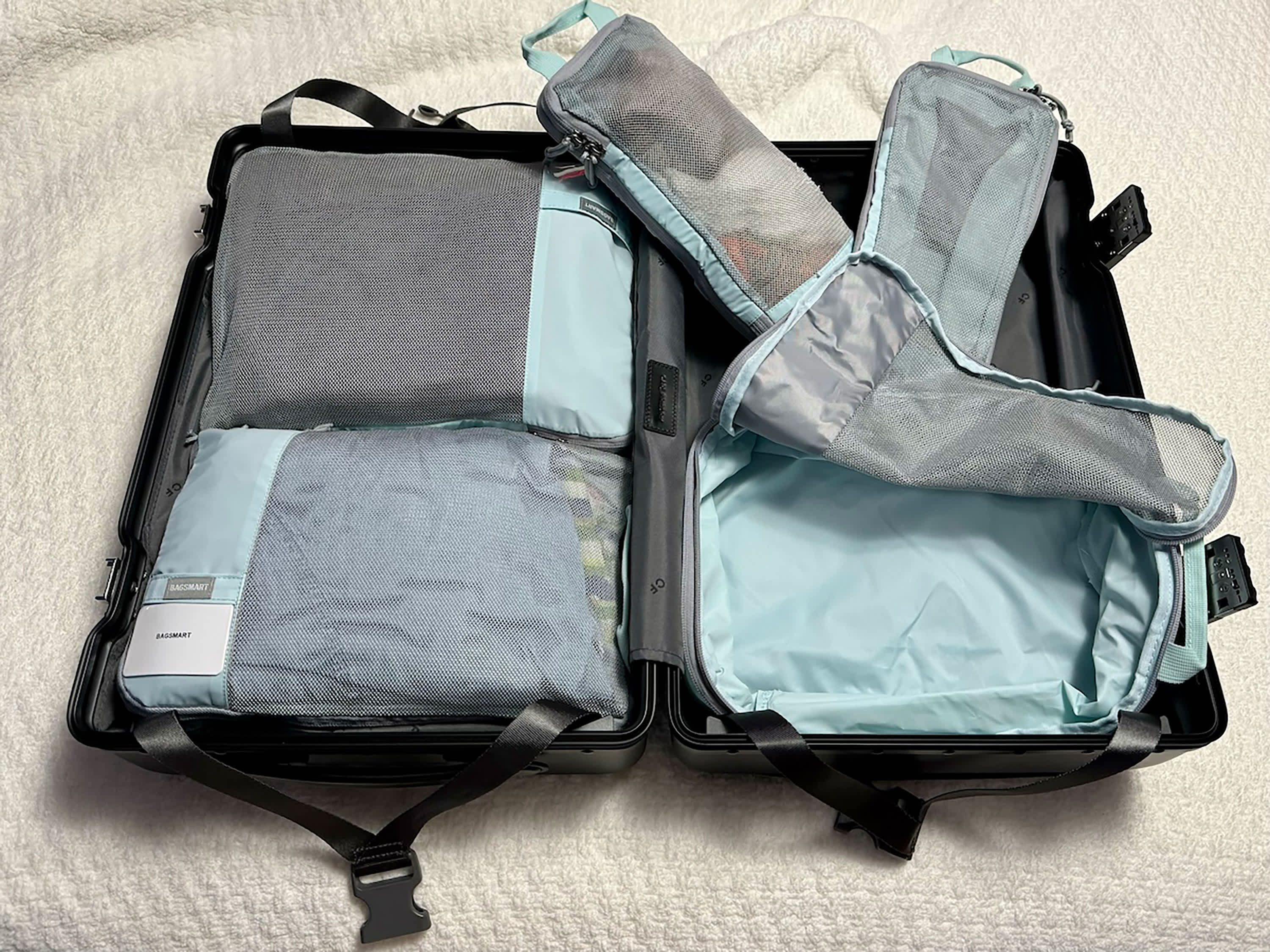 Compression suitcase on sale