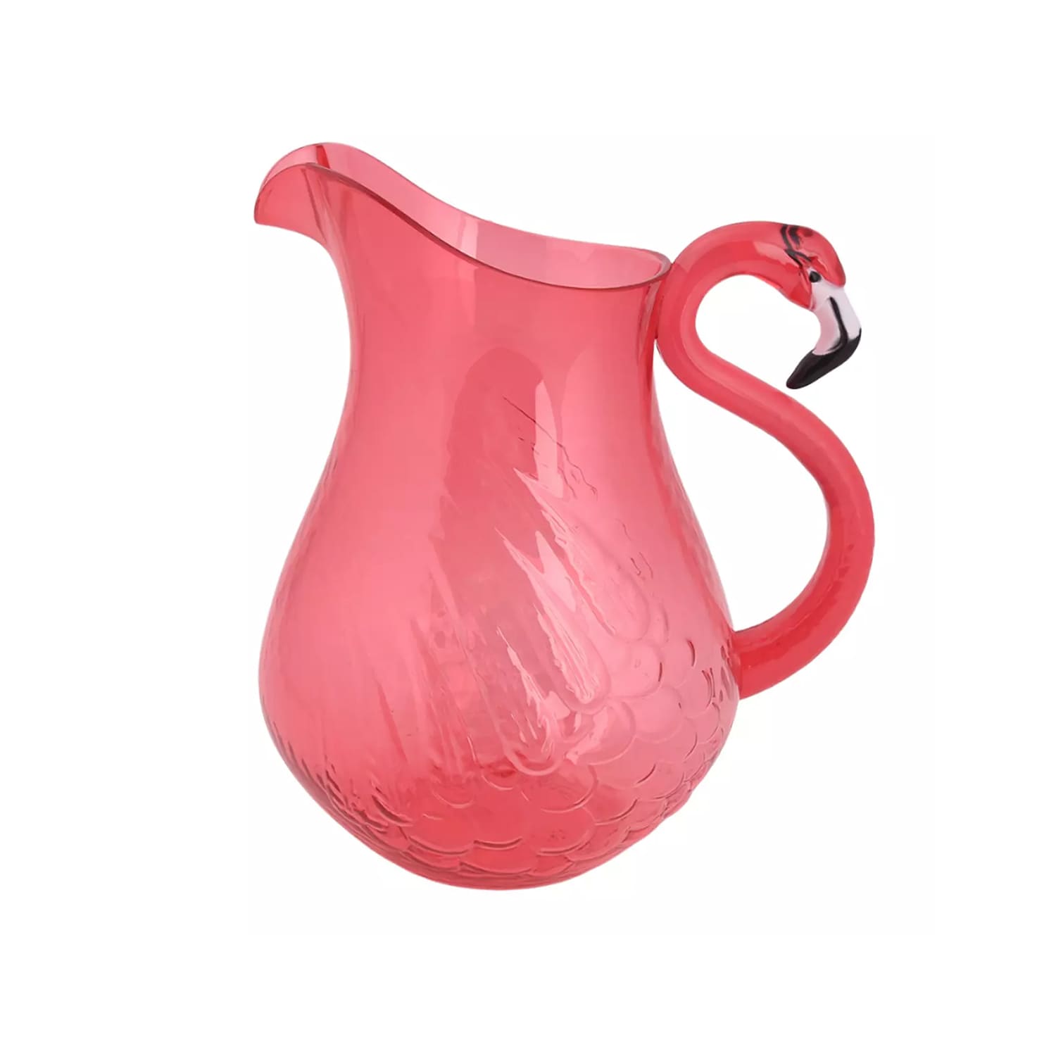 Summer flamingo pitcher outlet and mug set