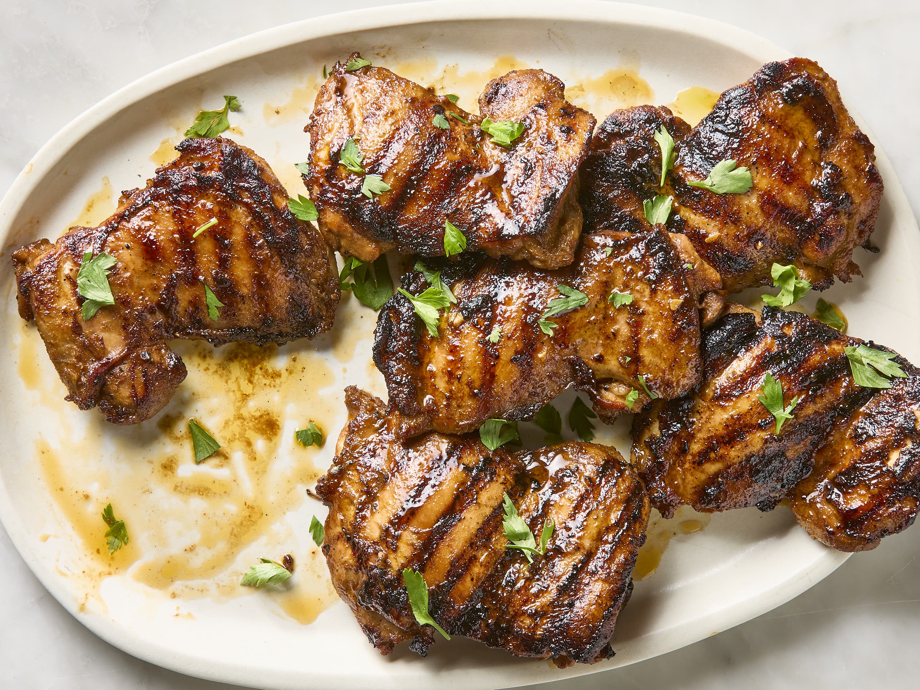 Grilled Chicken Thighs Recipe Best Marinade The Kitchn