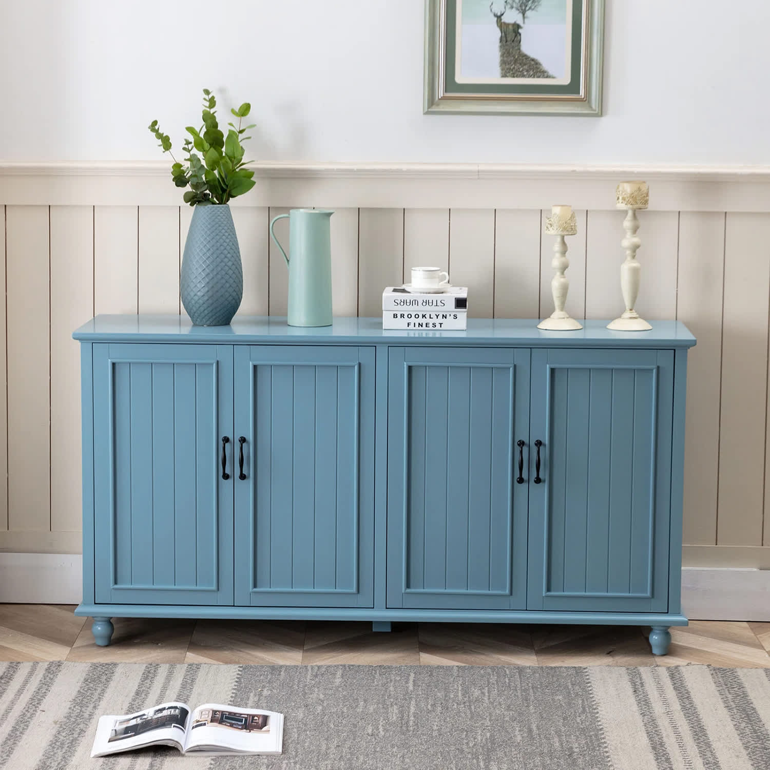 Costco tv console blue discount