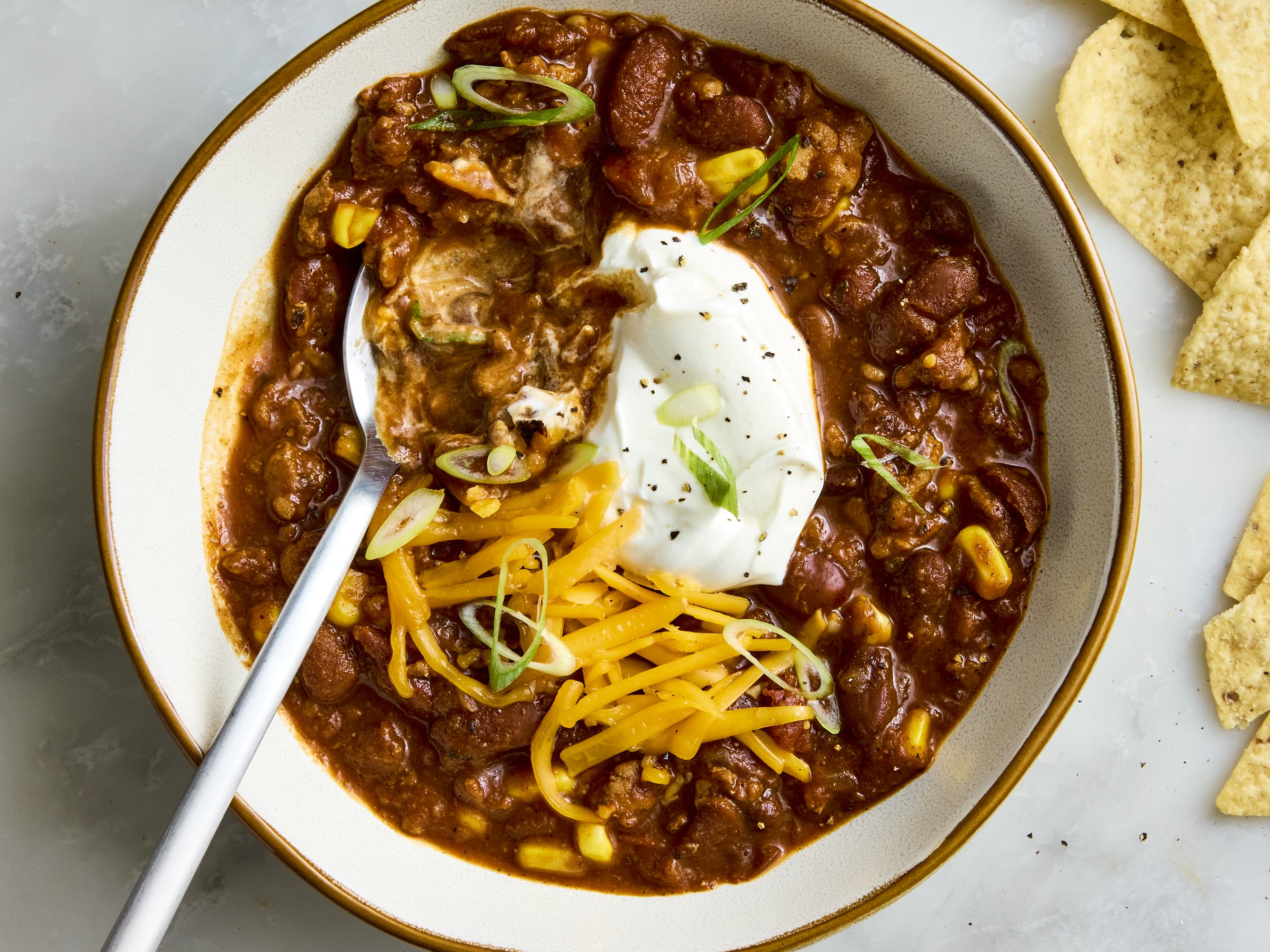 Flavorful turkey chili