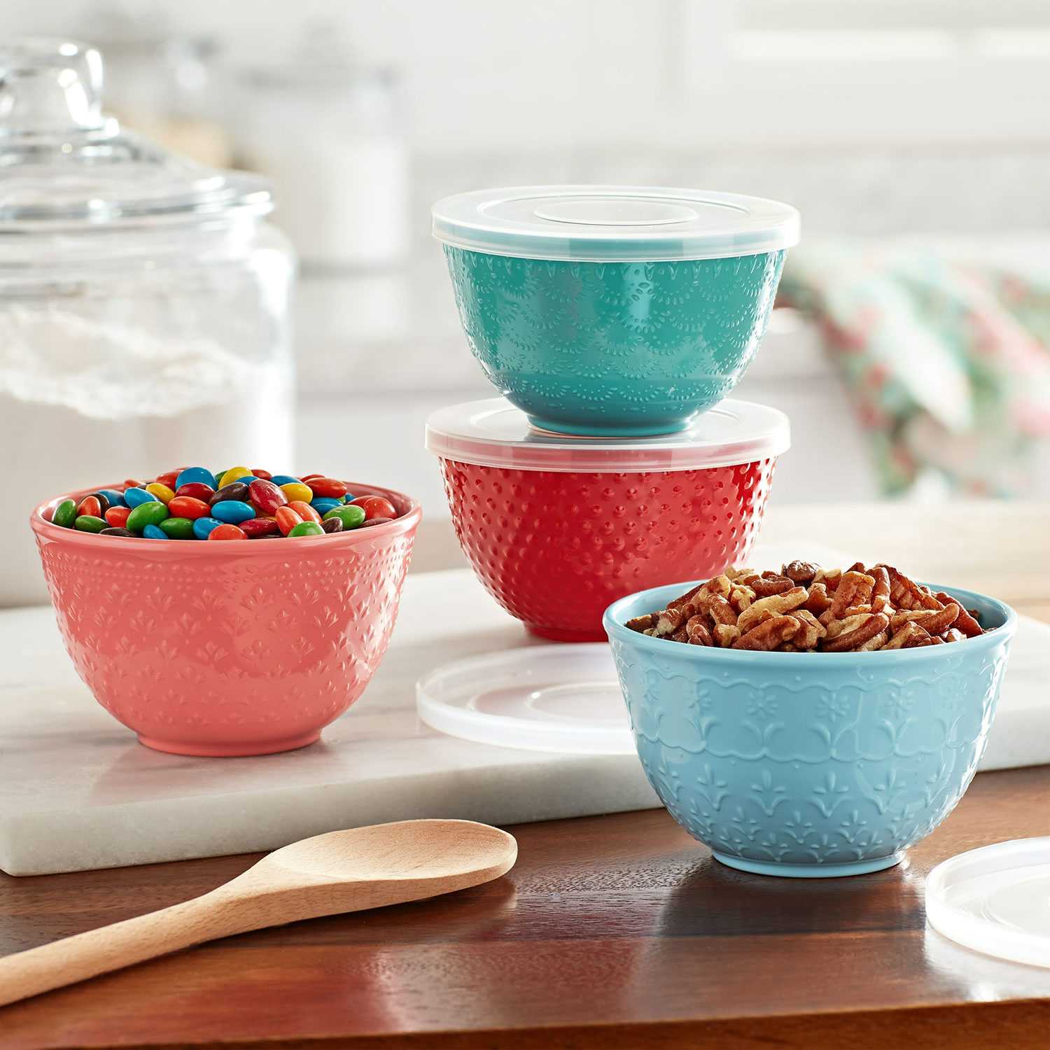 Pioneer woman serving bowls best sale