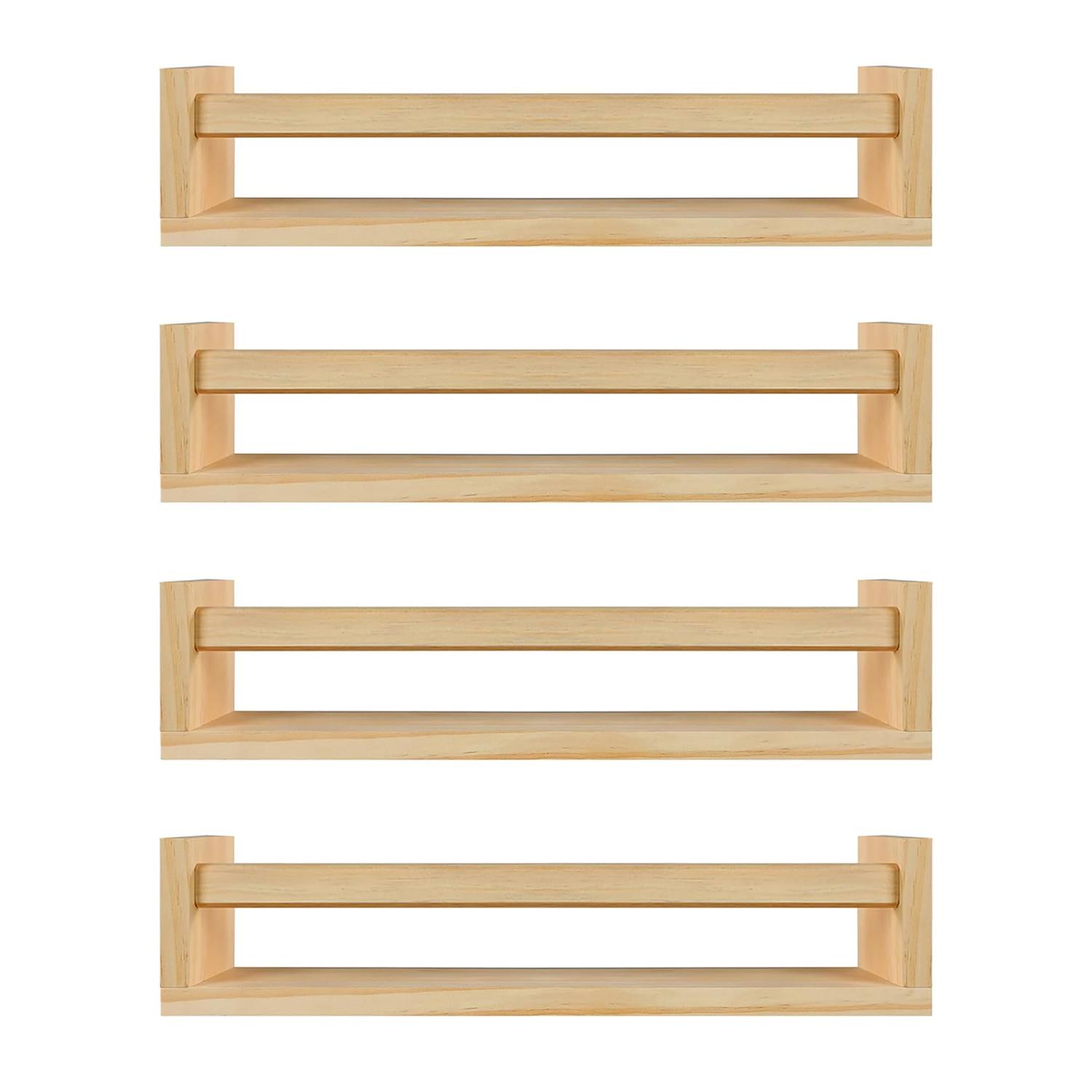 $50 DIY Spice Rack Using Children's Wall Bookshelves Apartment