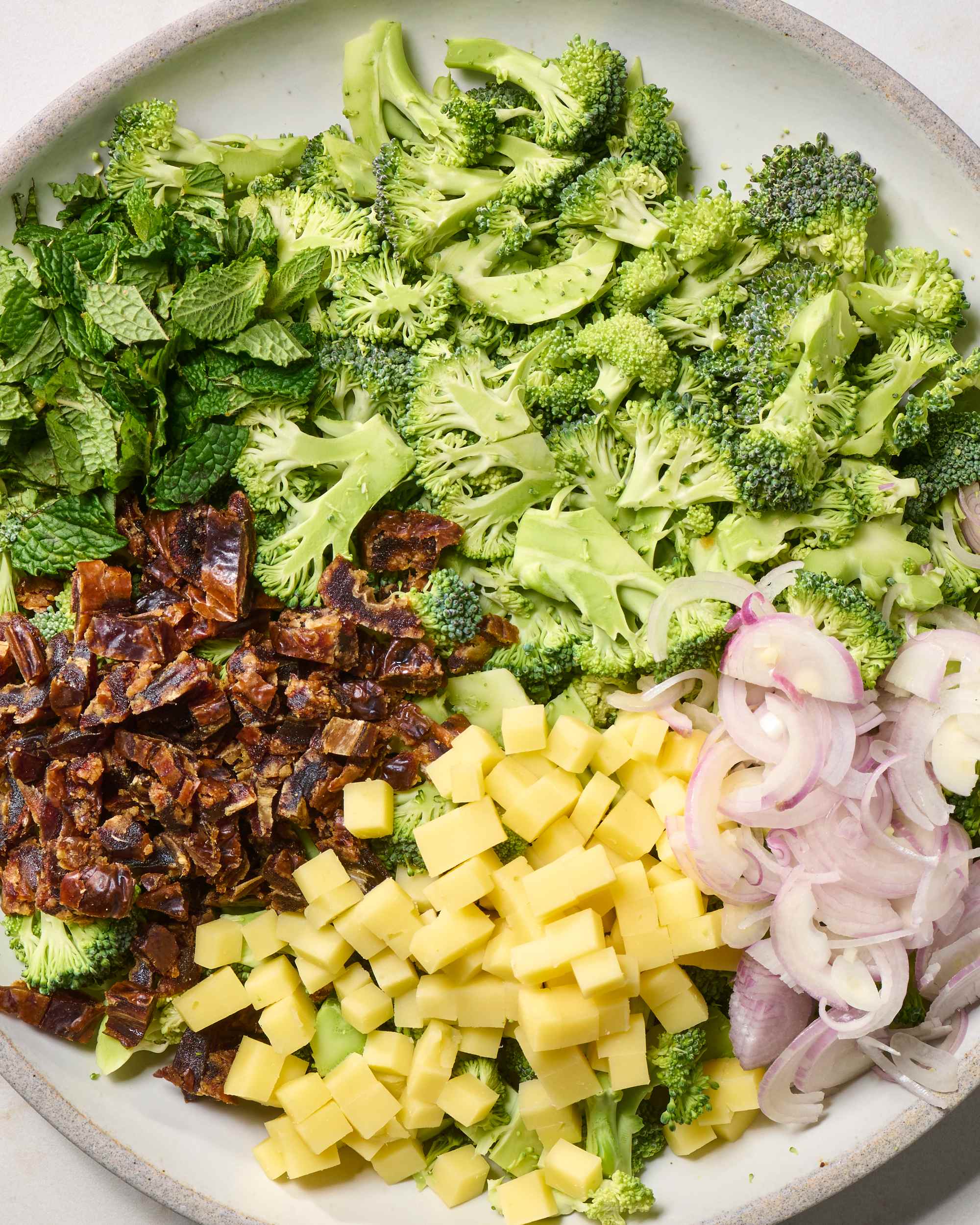 Chopped Broccoli Salad with Warm Honey Vinaigrette Recipe | The Kitchn