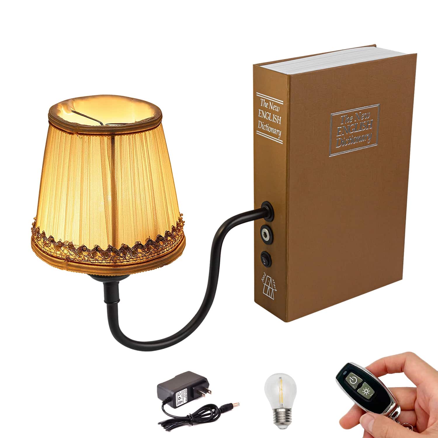 Small bookshelf lamp store