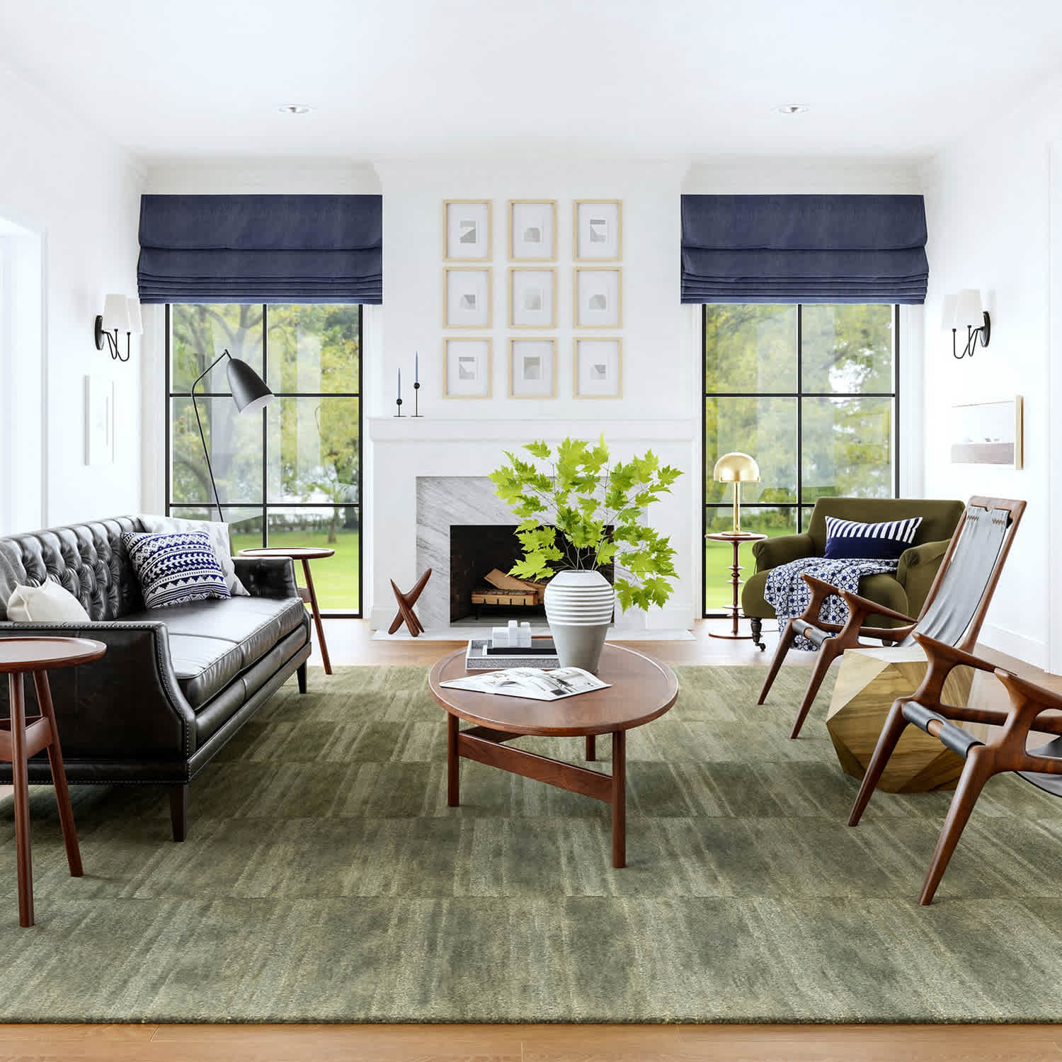 Herringbone Woven Cotton Rug by Dash & Albert | Fine Linens