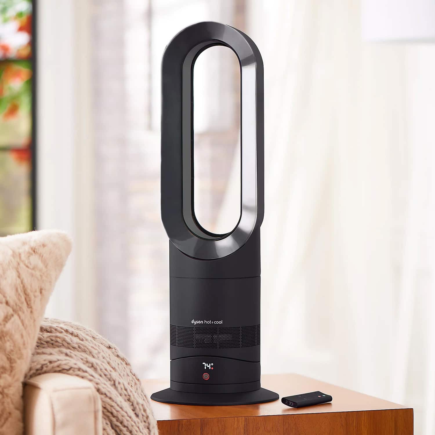 dyson　hot+cool ND3-JP-JJA0109A Dyson Hot+Cool Bladeless Jet Focus Fan Heater AM09 | Black