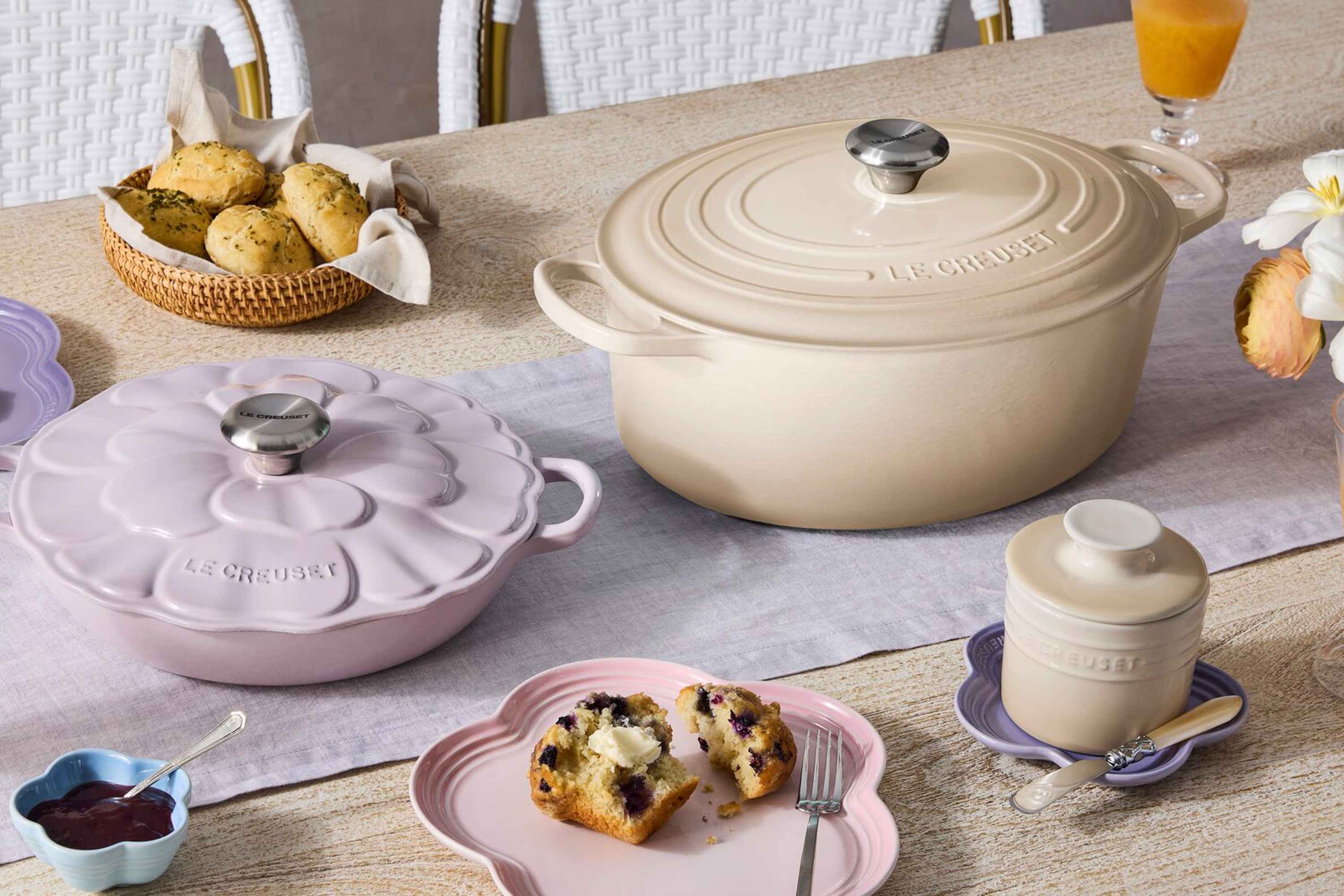 Le Creuset's Floral Spring Collection Is Back, and We Want One of
