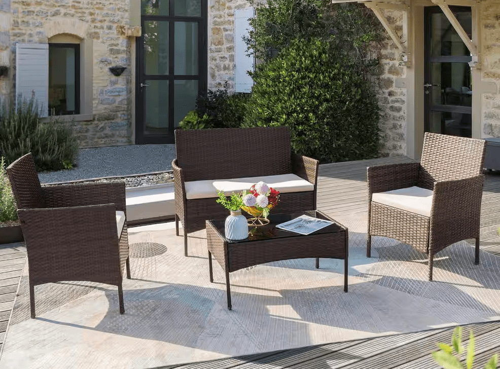 Shop This Chic Home Depot Patio Set on Sale for $80 Apartment