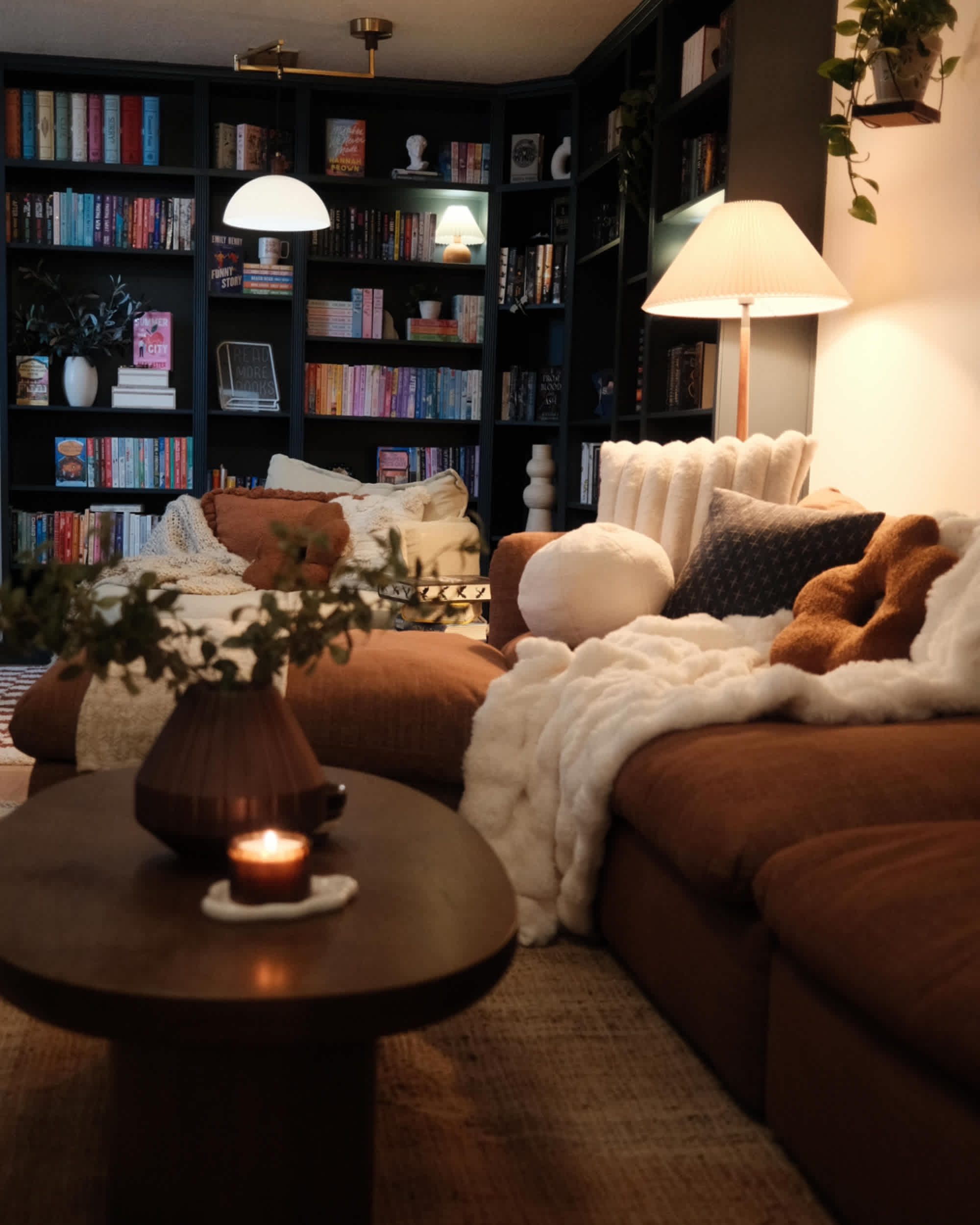 This IKEA BILLY Bookcase Hack Creates a Living Room Library | Apartment  Therapy, image size:2000x2500