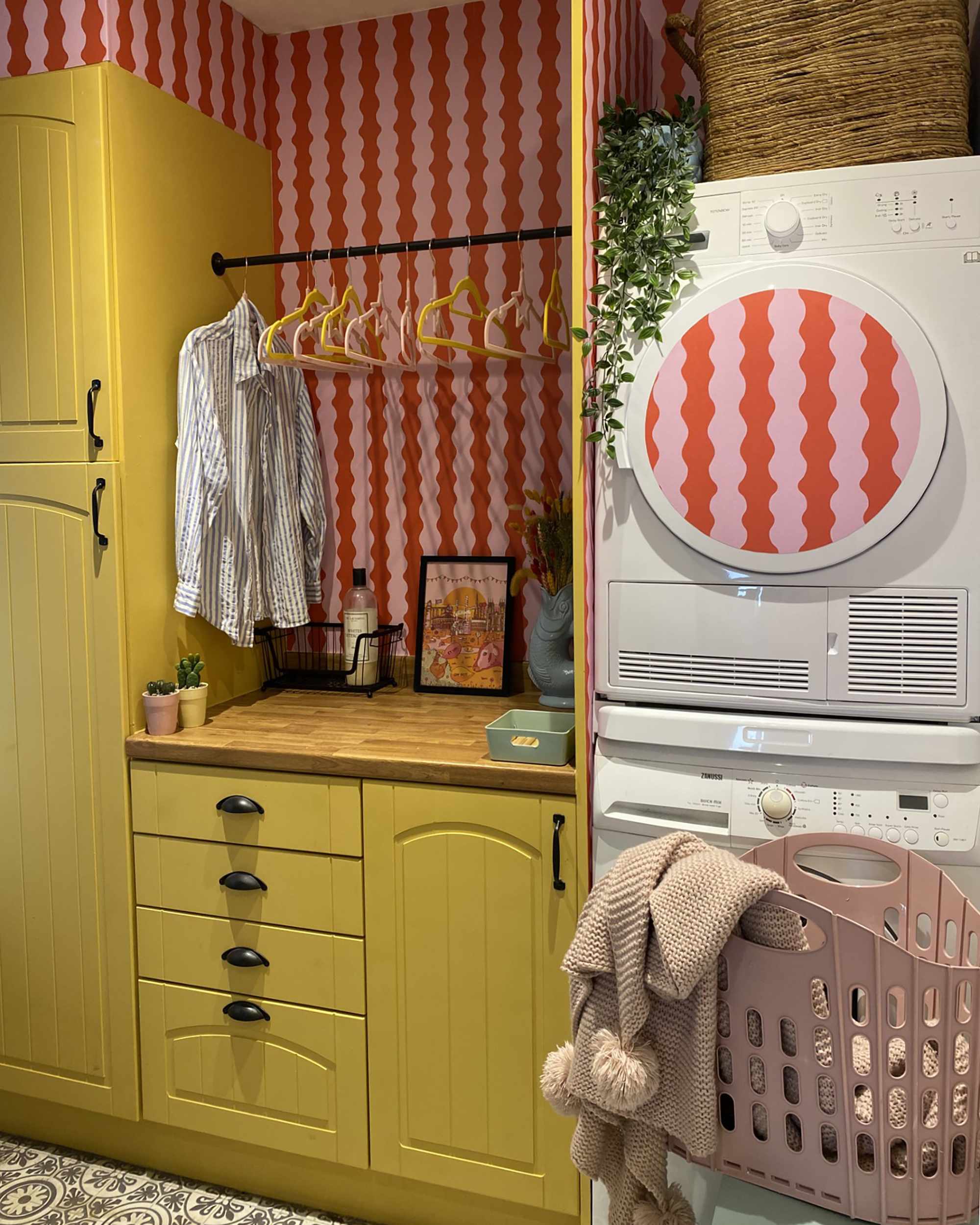 Yellow Laundry Room Ideas